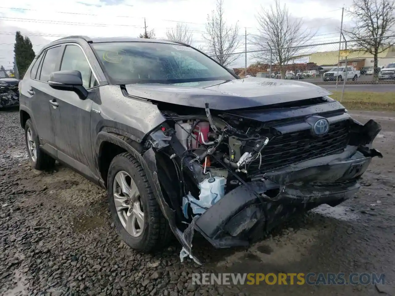 1 Photograph of a damaged car 2T3MWRFV7KW038346 TOYOTA RAV4 2019