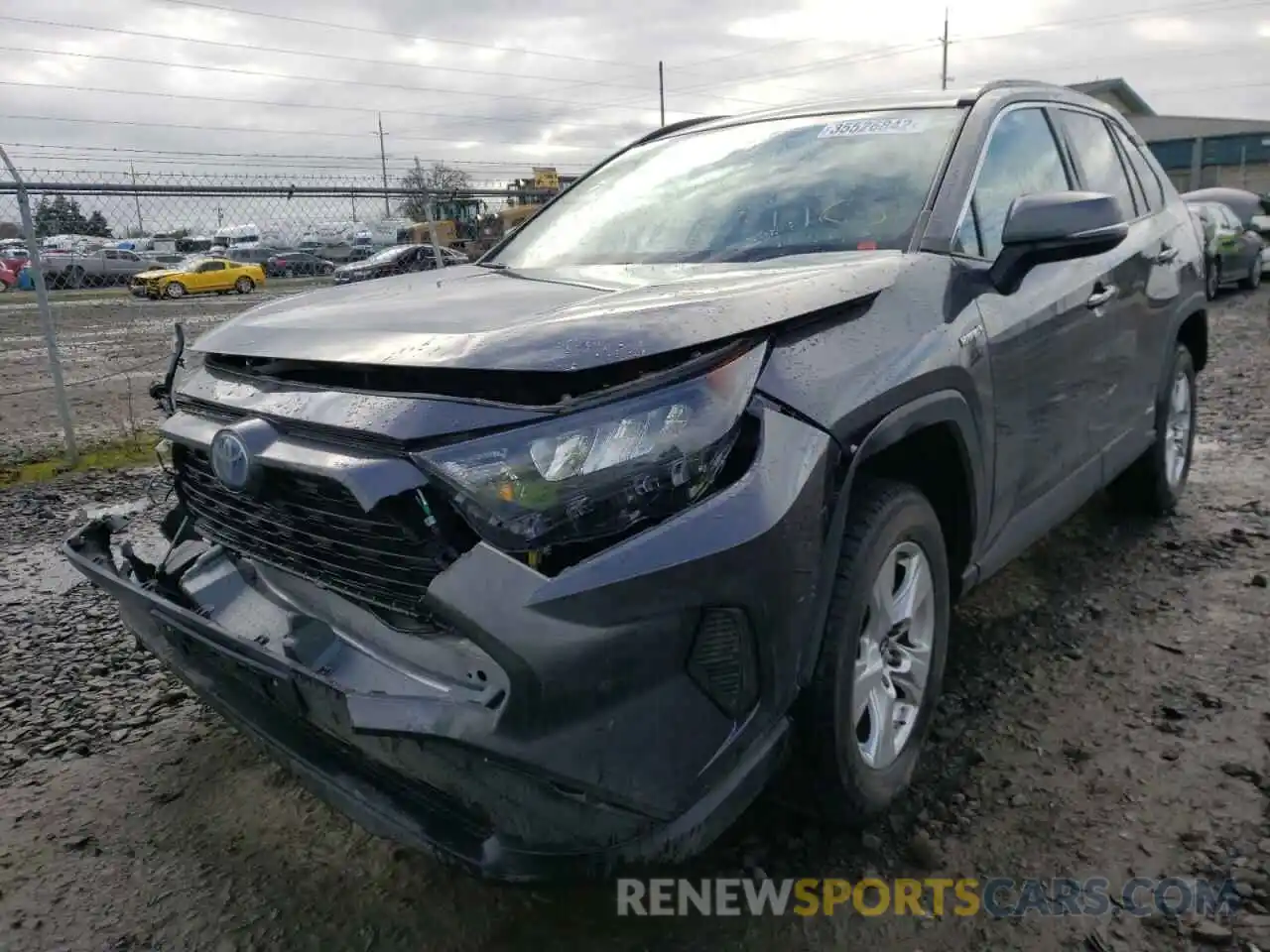 2 Photograph of a damaged car 2T3MWRFV7KW038346 TOYOTA RAV4 2019