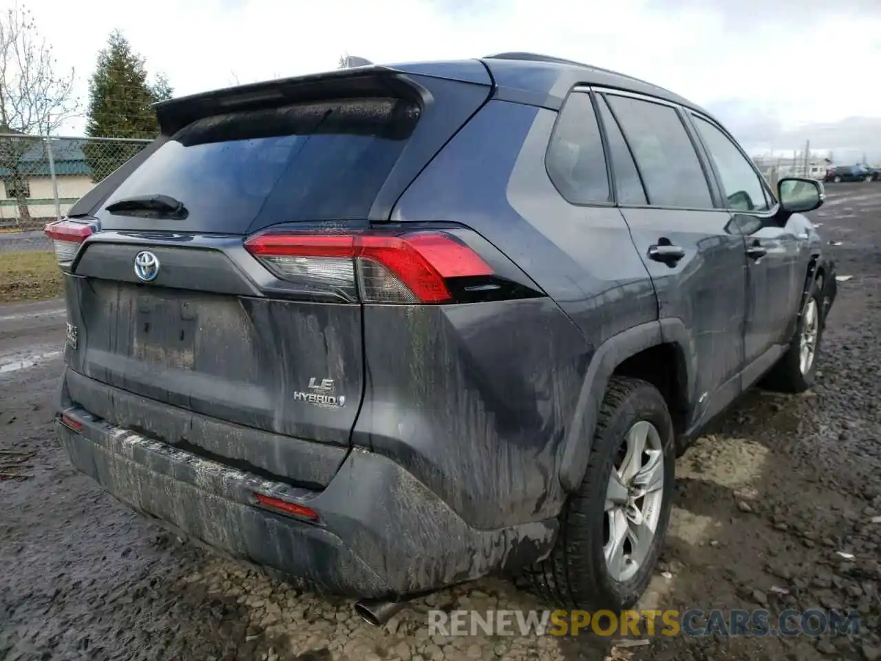 4 Photograph of a damaged car 2T3MWRFV7KW038346 TOYOTA RAV4 2019