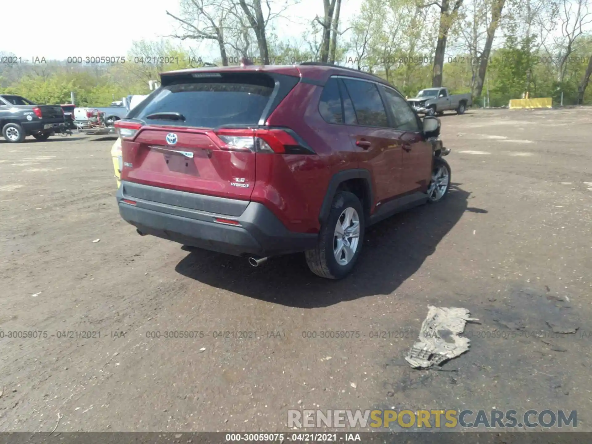 4 Фотография поврежденного автомобиля 2T3MWRFV7KW040789 TOYOTA RAV4 2019