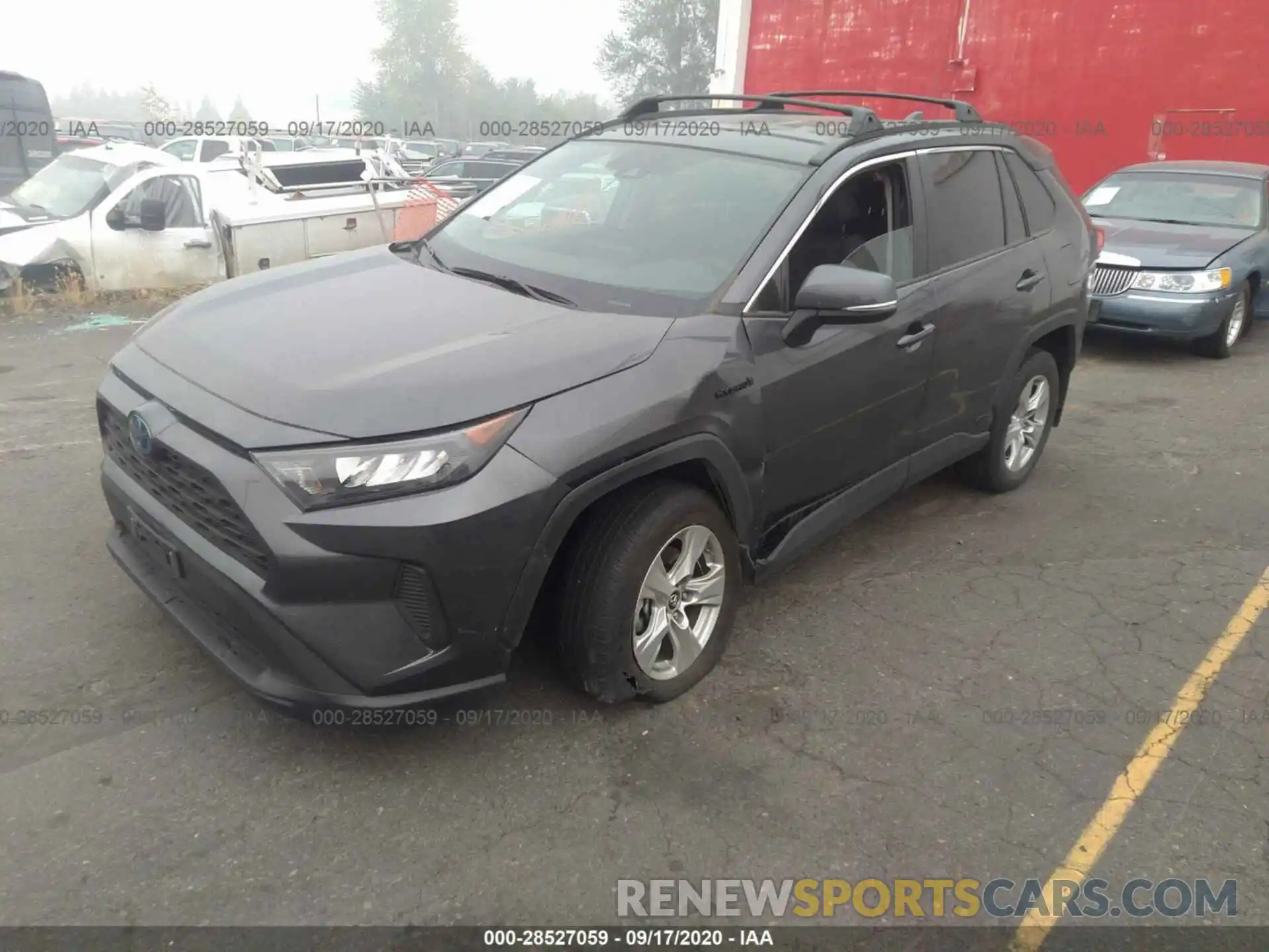 2 Photograph of a damaged car 2T3MWRFV7KW043403 TOYOTA RAV4 2019