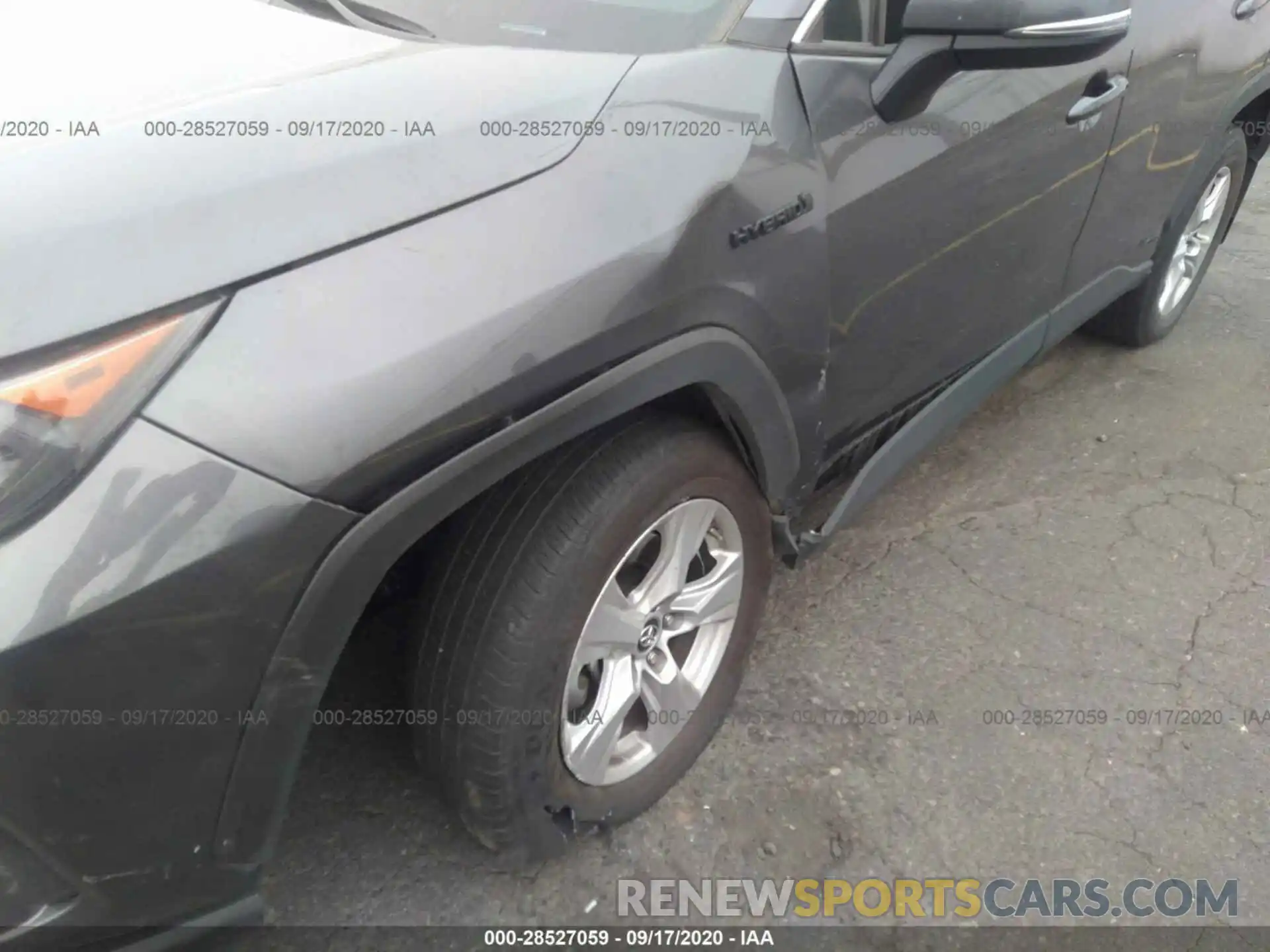 6 Photograph of a damaged car 2T3MWRFV7KW043403 TOYOTA RAV4 2019