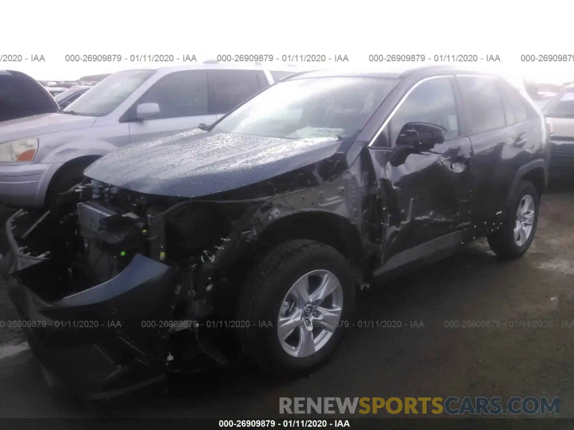 2 Photograph of a damaged car 2T3MWRFV8KW011205 TOYOTA RAV4 2019