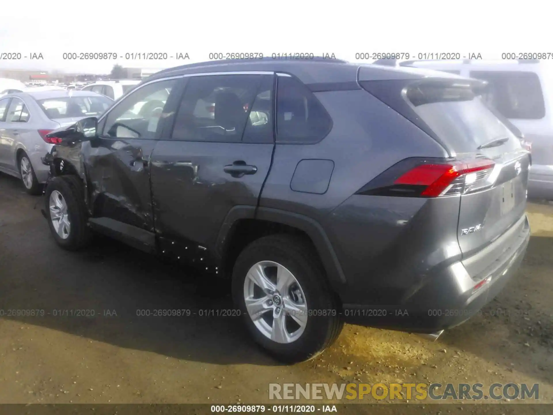 3 Photograph of a damaged car 2T3MWRFV8KW011205 TOYOTA RAV4 2019