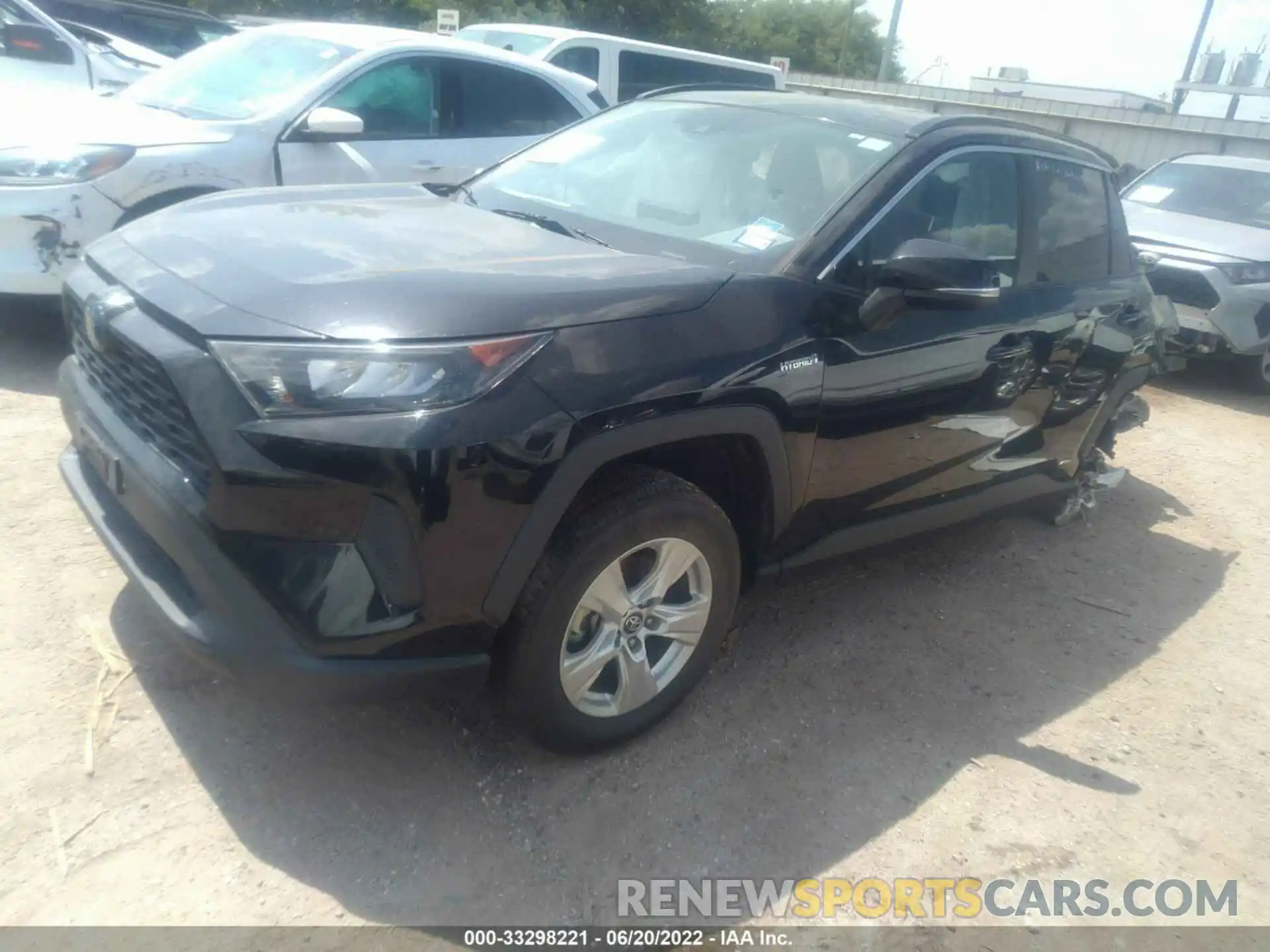 2 Photograph of a damaged car 2T3MWRFV8KW027422 TOYOTA RAV4 2019