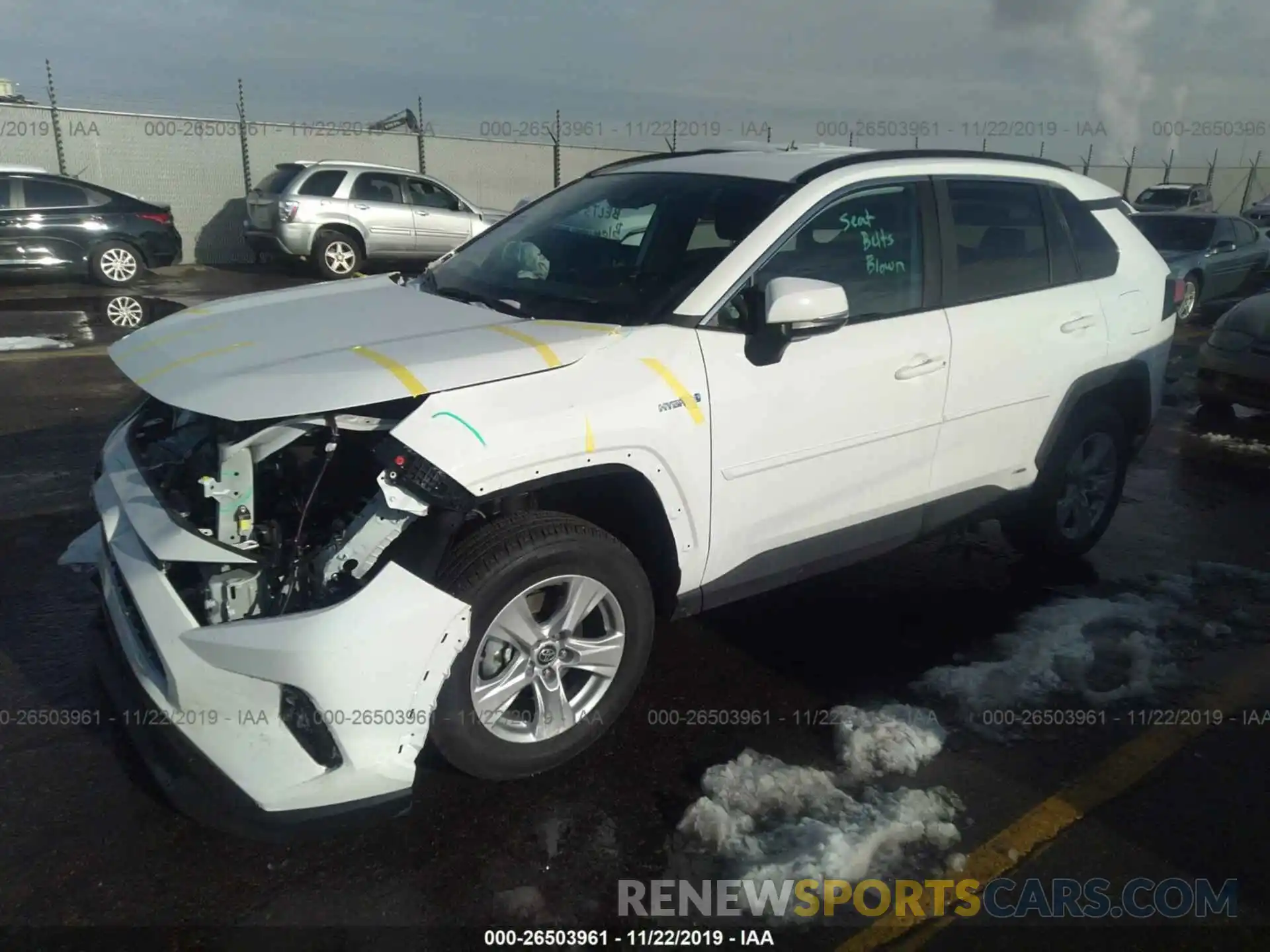 2 Photograph of a damaged car 2T3MWRFV8KW027601 TOYOTA RAV4 2019