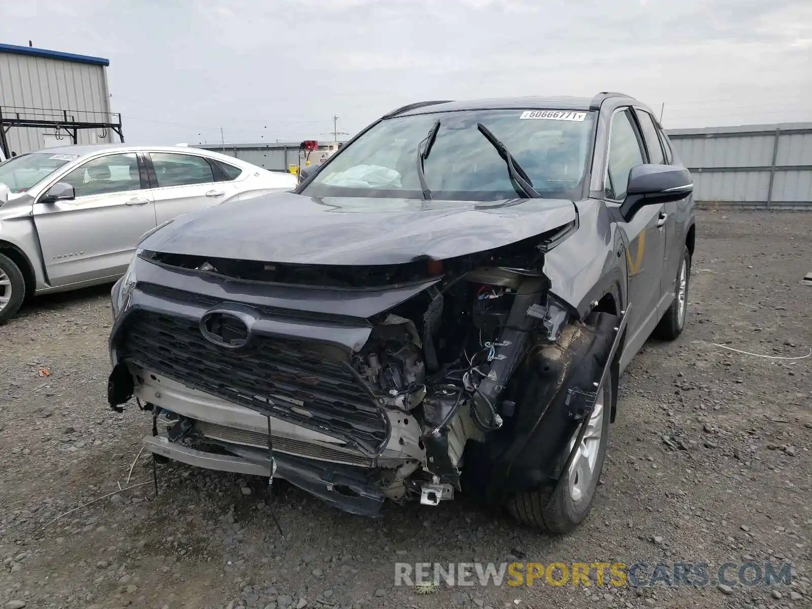 2 Photograph of a damaged car 2T3MWRFV8KW035892 TOYOTA RAV4 2019