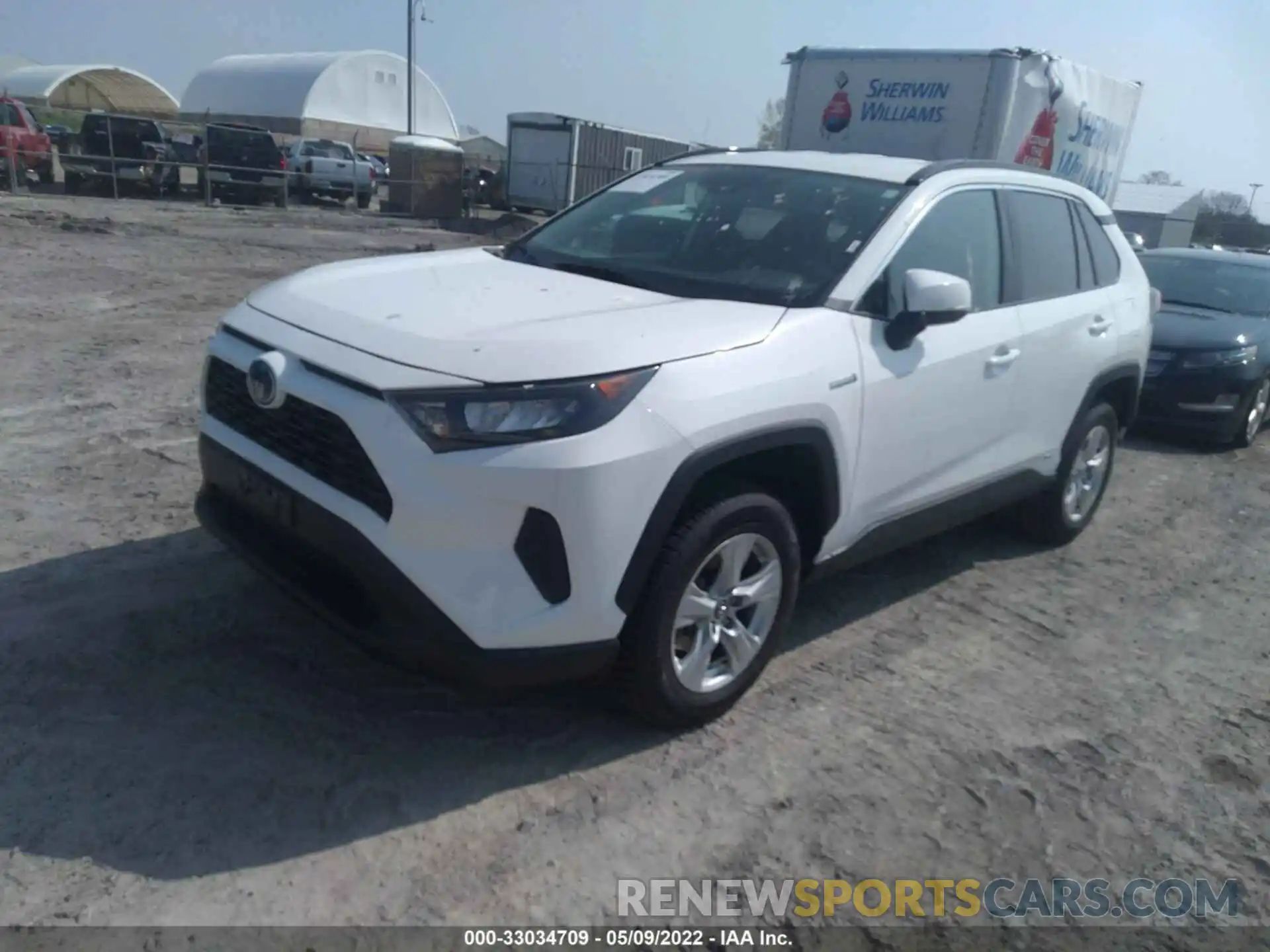 2 Photograph of a damaged car 2T3MWRFV9KW003887 TOYOTA RAV4 2019