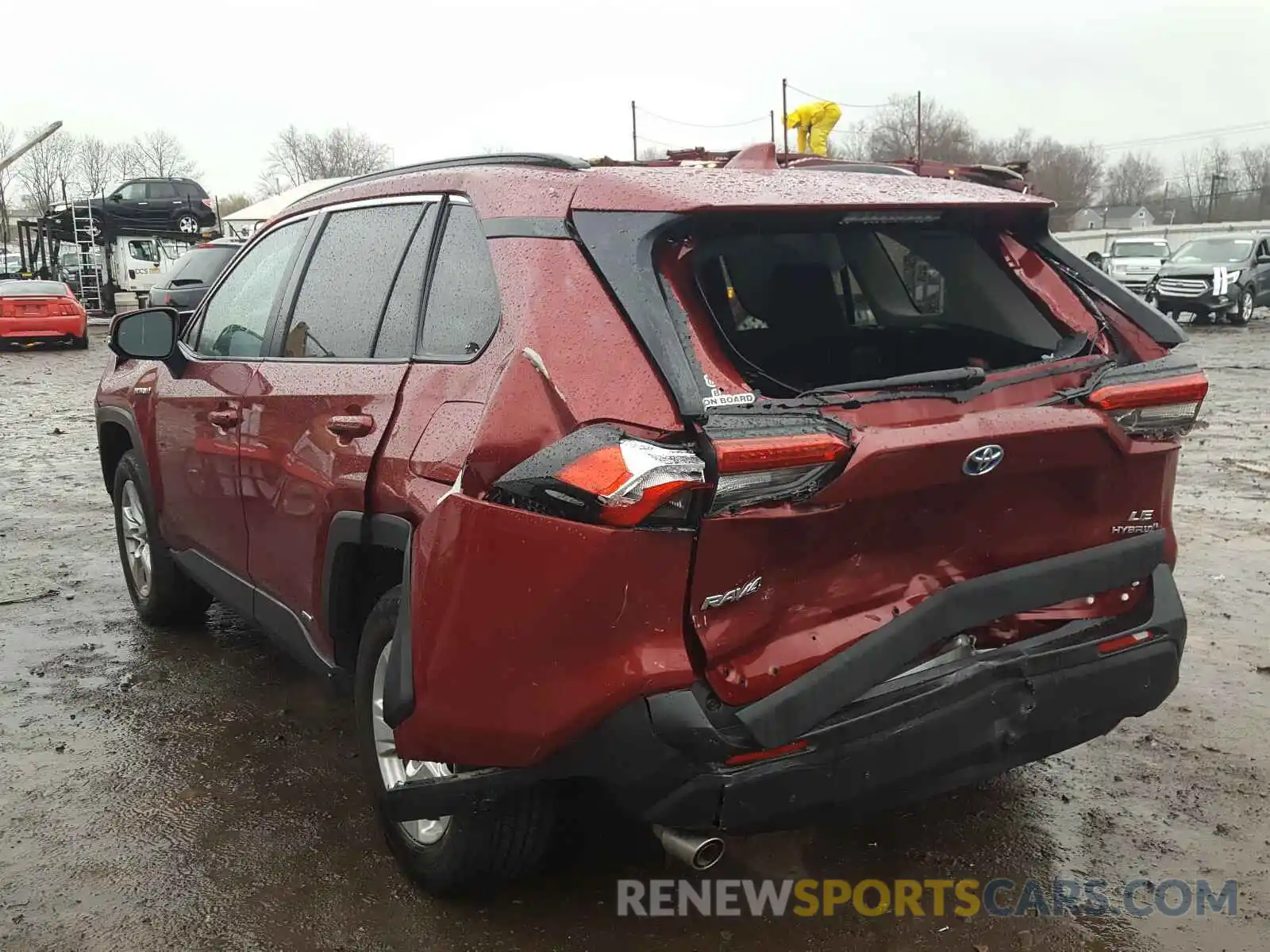 3 Photograph of a damaged car 2T3MWRFV9KW006997 TOYOTA RAV4 2019