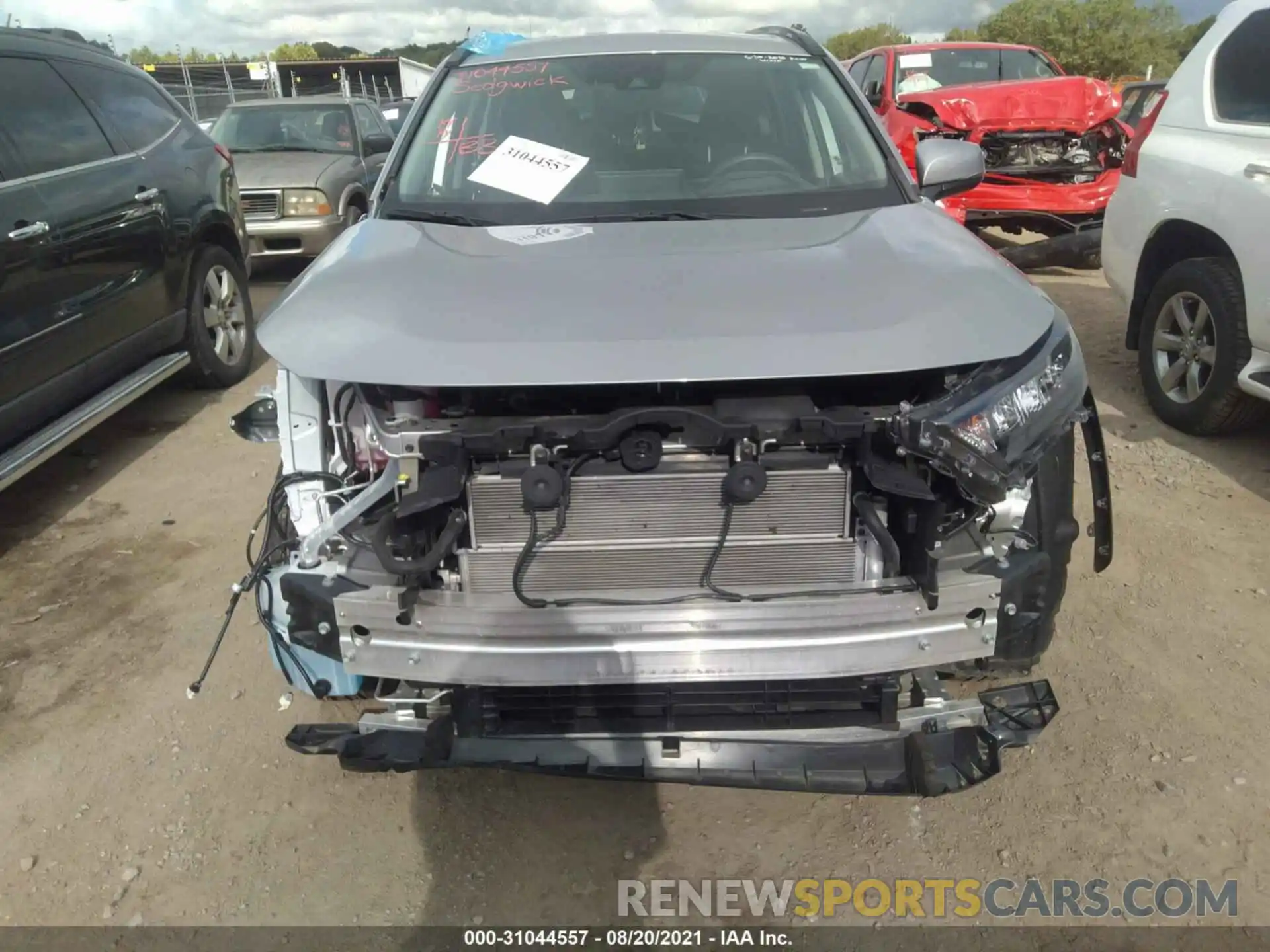 6 Photograph of a damaged car 2T3MWRFV9KW026327 TOYOTA RAV4 2019