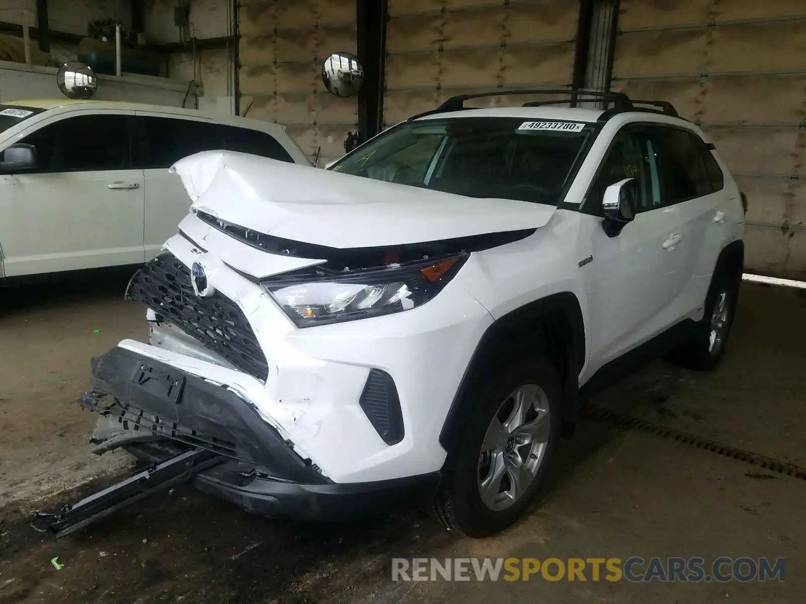 2 Photograph of a damaged car 2T3MWRFV9KW028756 TOYOTA RAV4 2019