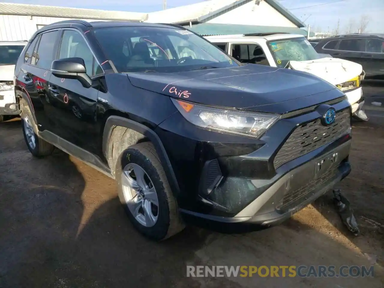 1 Photograph of a damaged car 2T3MWRFVXKW006202 TOYOTA RAV4 2019