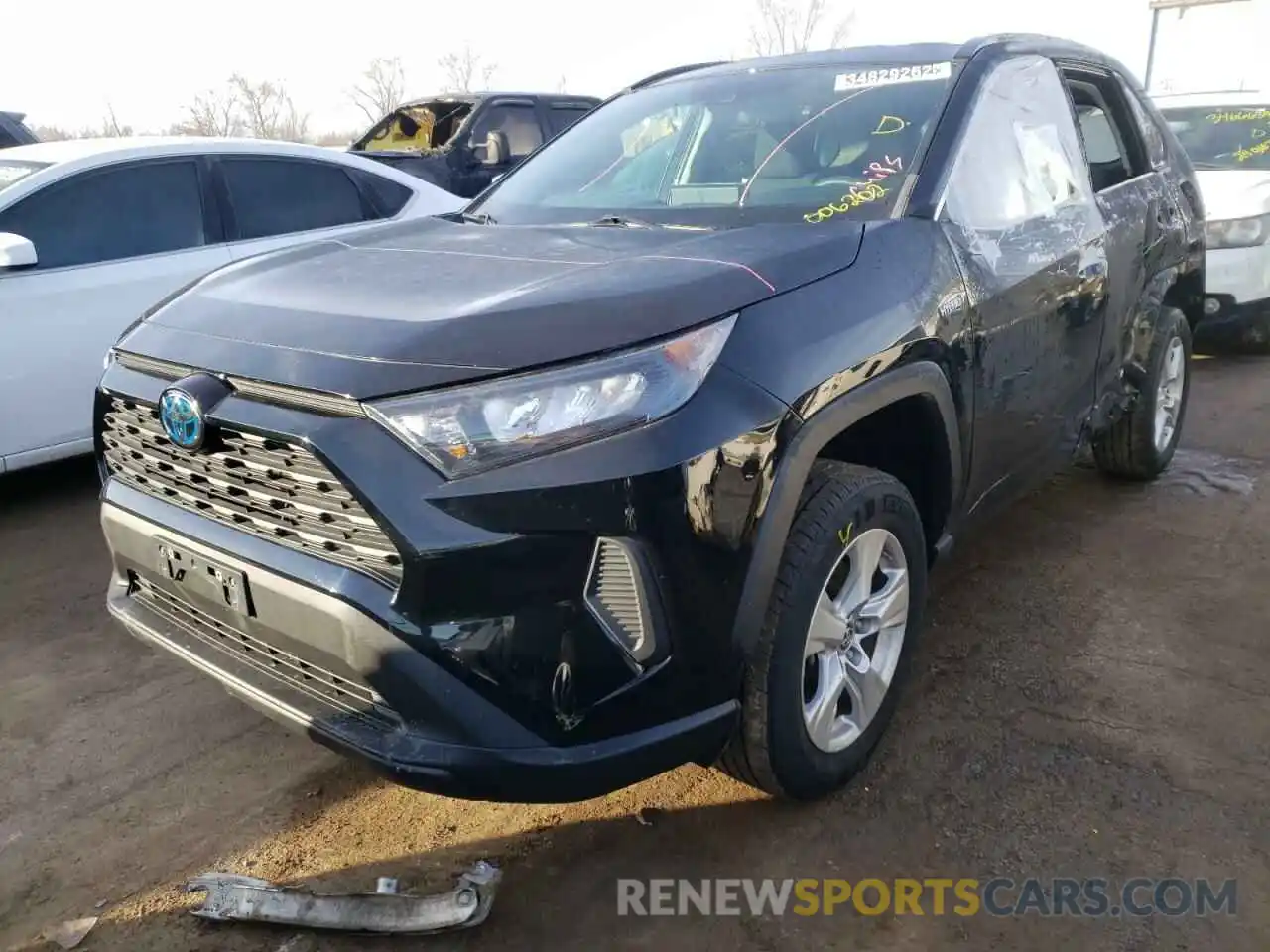 2 Photograph of a damaged car 2T3MWRFVXKW006202 TOYOTA RAV4 2019