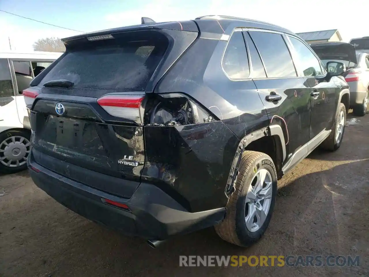 4 Photograph of a damaged car 2T3MWRFVXKW006202 TOYOTA RAV4 2019