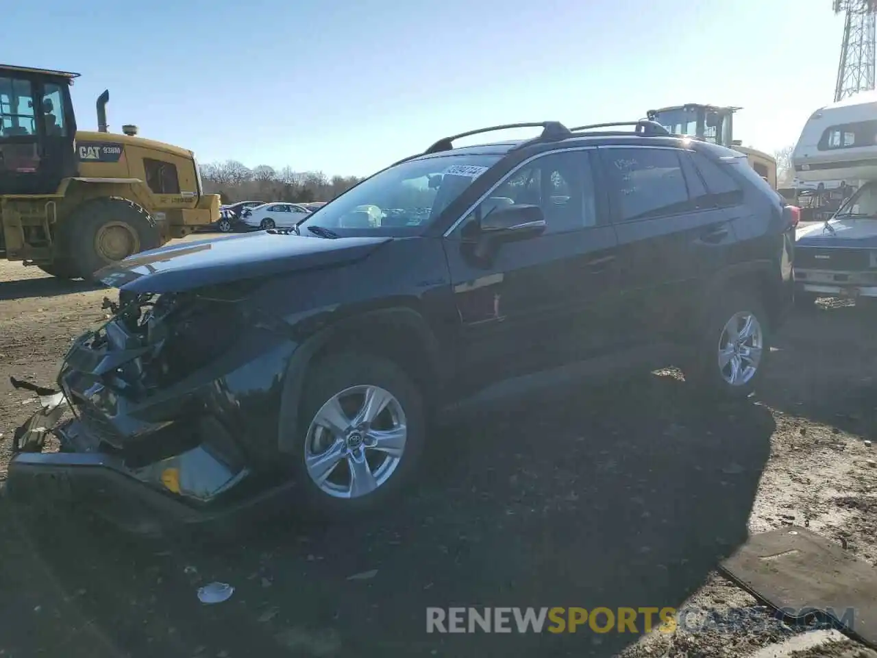 1 Photograph of a damaged car 2T3MWRFVXKW044738 TOYOTA RAV4 2019