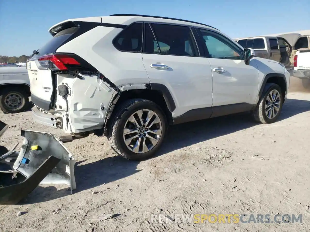 4 Photograph of a damaged car 2T3N1RFV0KC002454 TOYOTA RAV4 2019