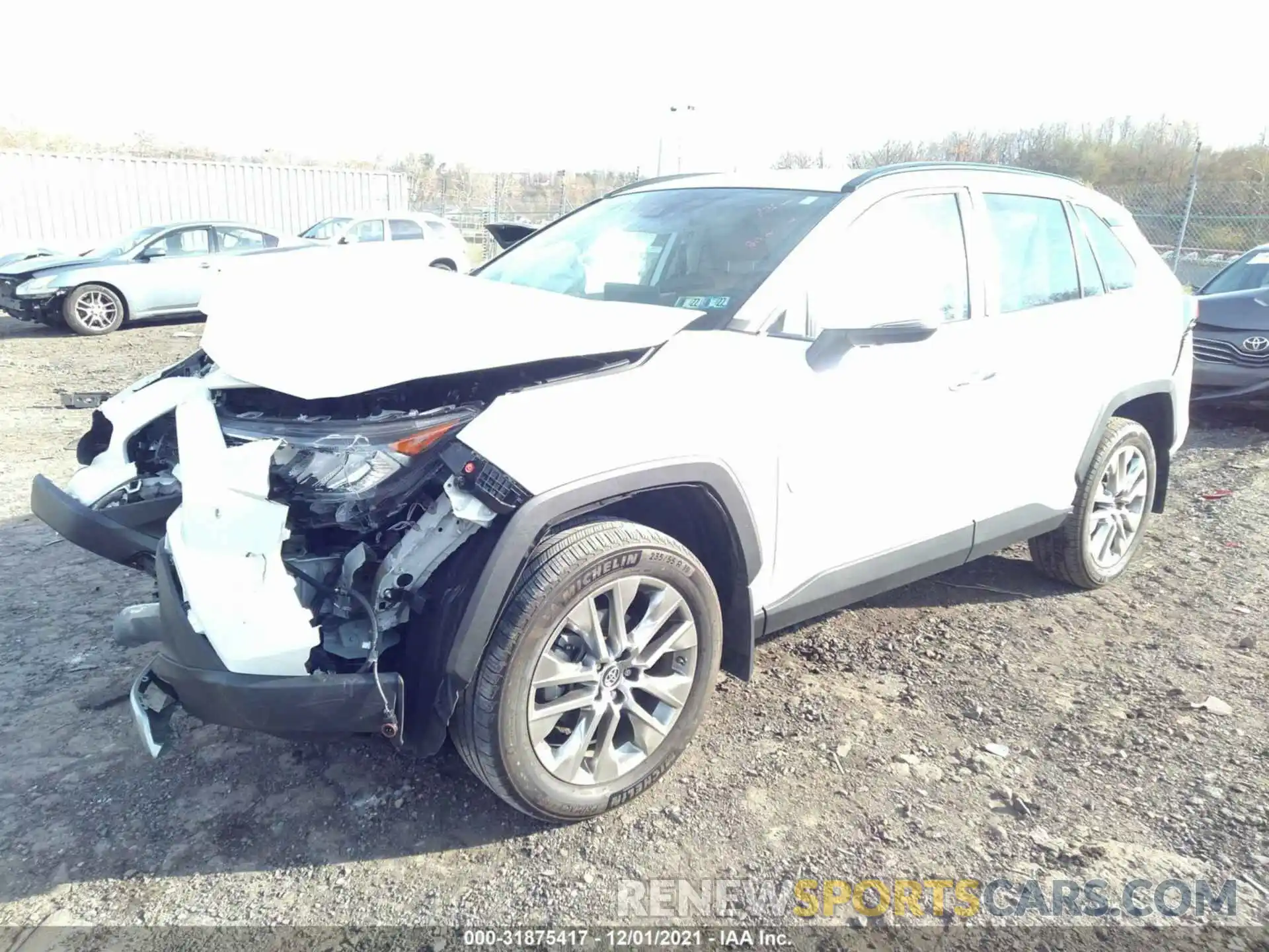 2 Photograph of a damaged car 2T3N1RFV0KC003233 TOYOTA RAV4 2019