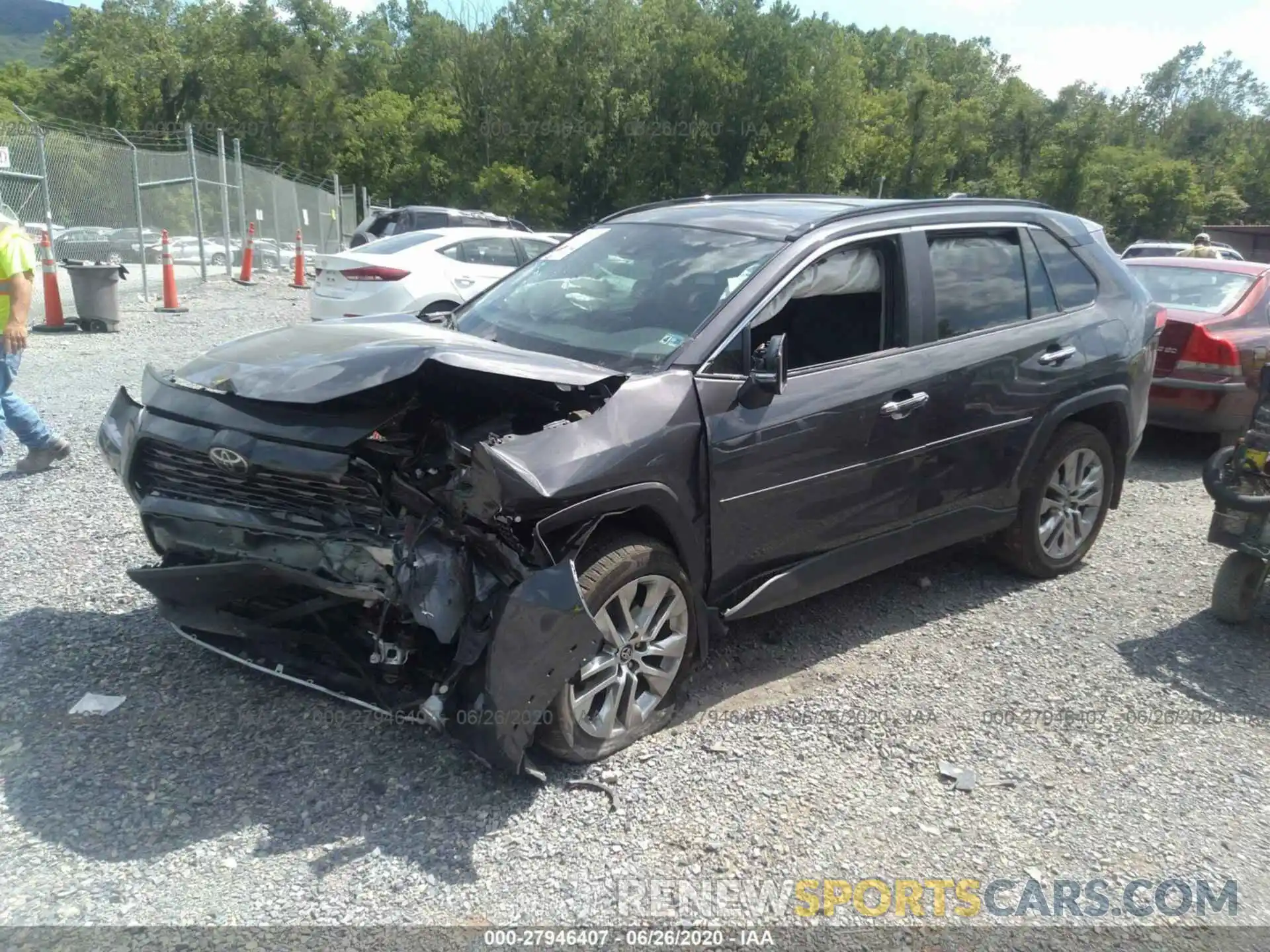 2 Photograph of a damaged car 2T3N1RFV0KW001240 TOYOTA RAV4 2019