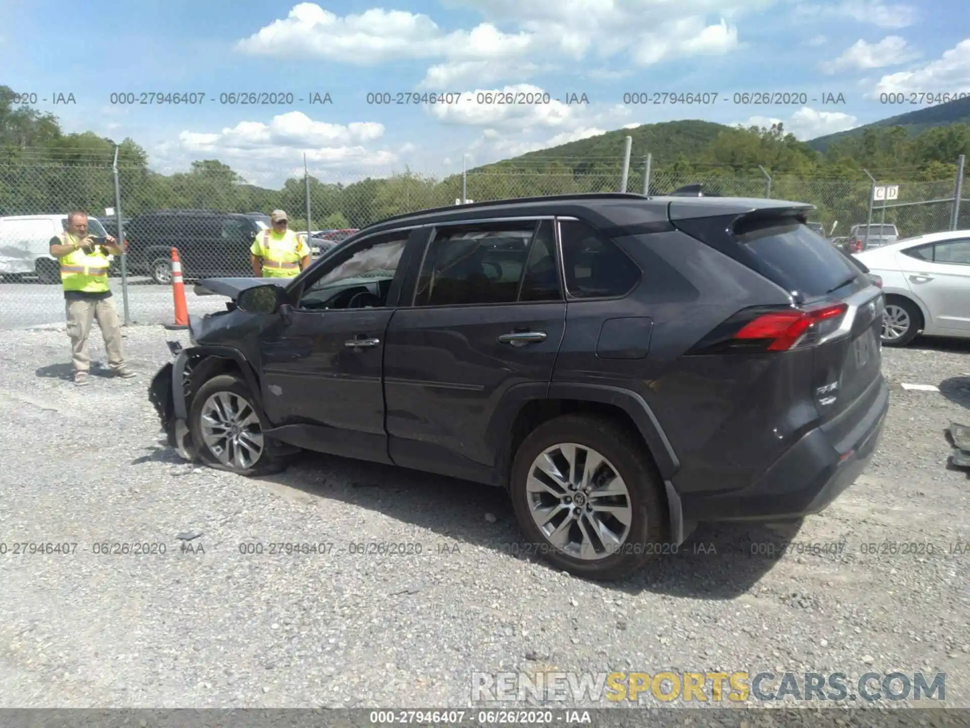 3 Photograph of a damaged car 2T3N1RFV0KW001240 TOYOTA RAV4 2019