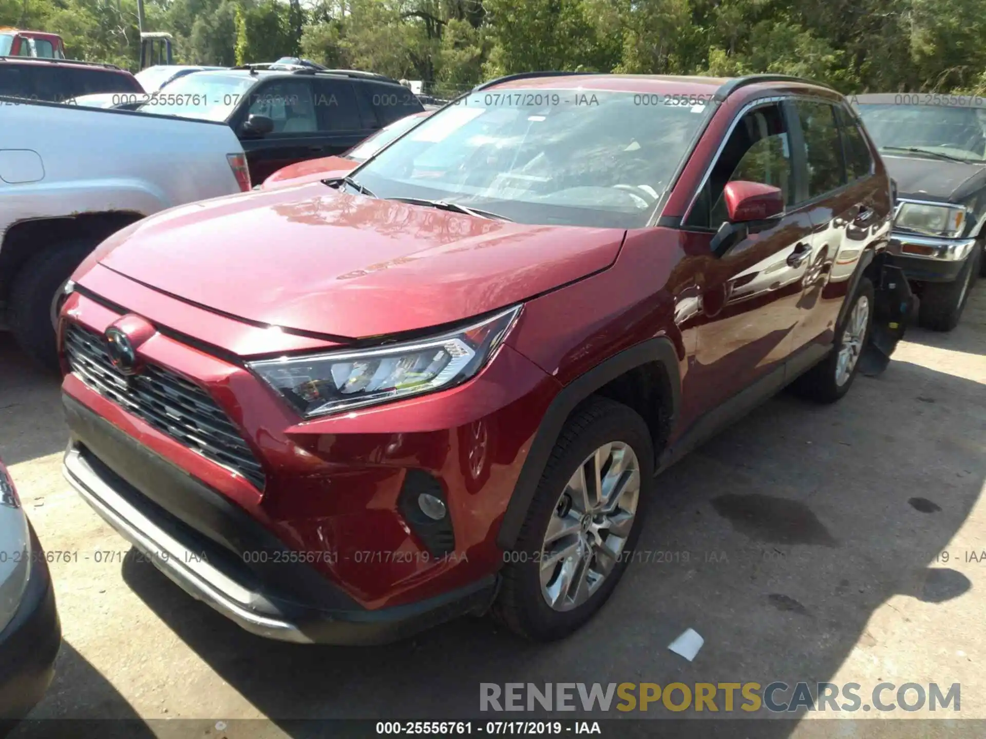 2 Photograph of a damaged car 2T3N1RFV0KW001349 TOYOTA RAV4 2019