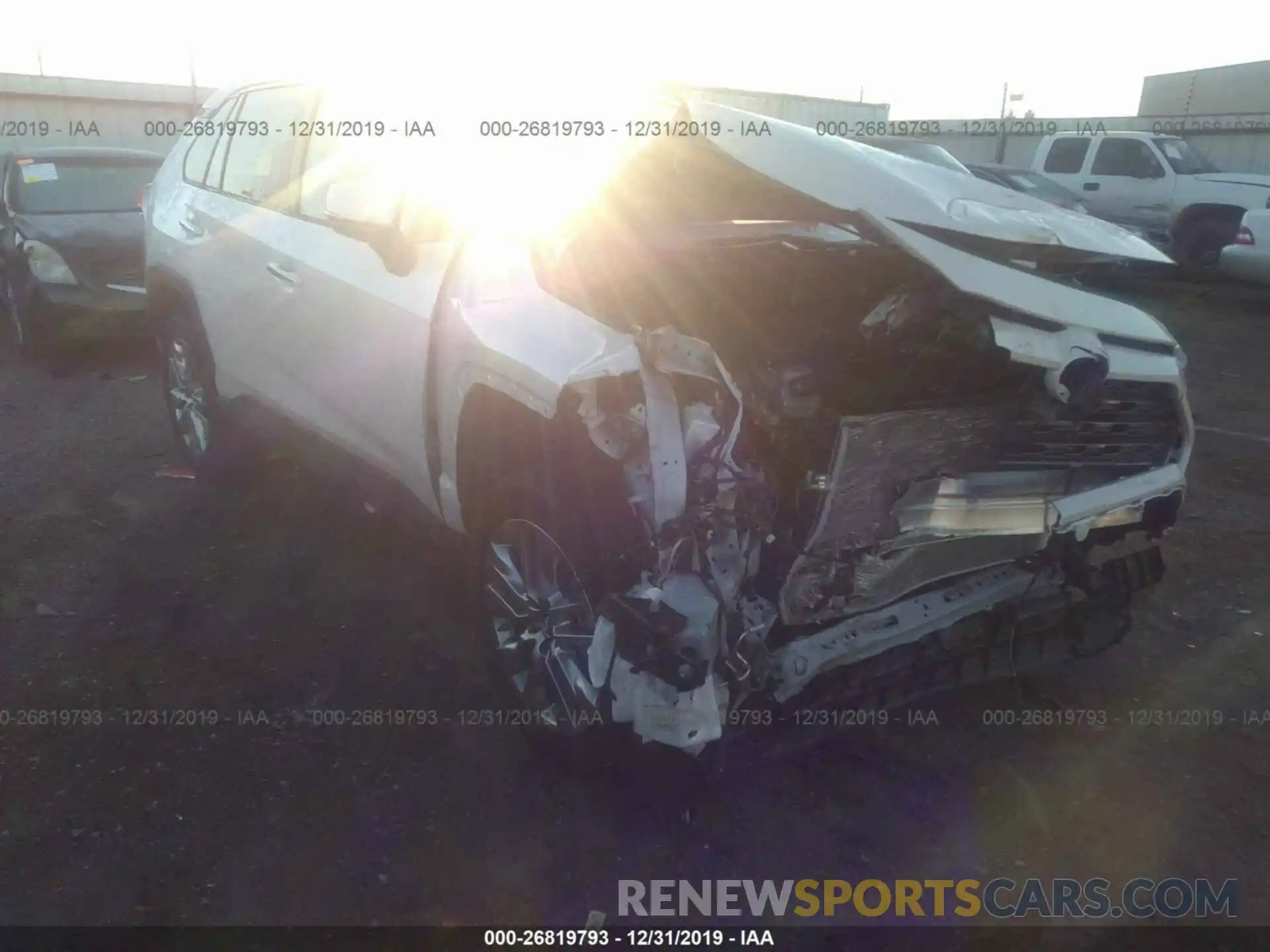 1 Photograph of a damaged car 2T3N1RFV0KW034836 TOYOTA RAV4 2019