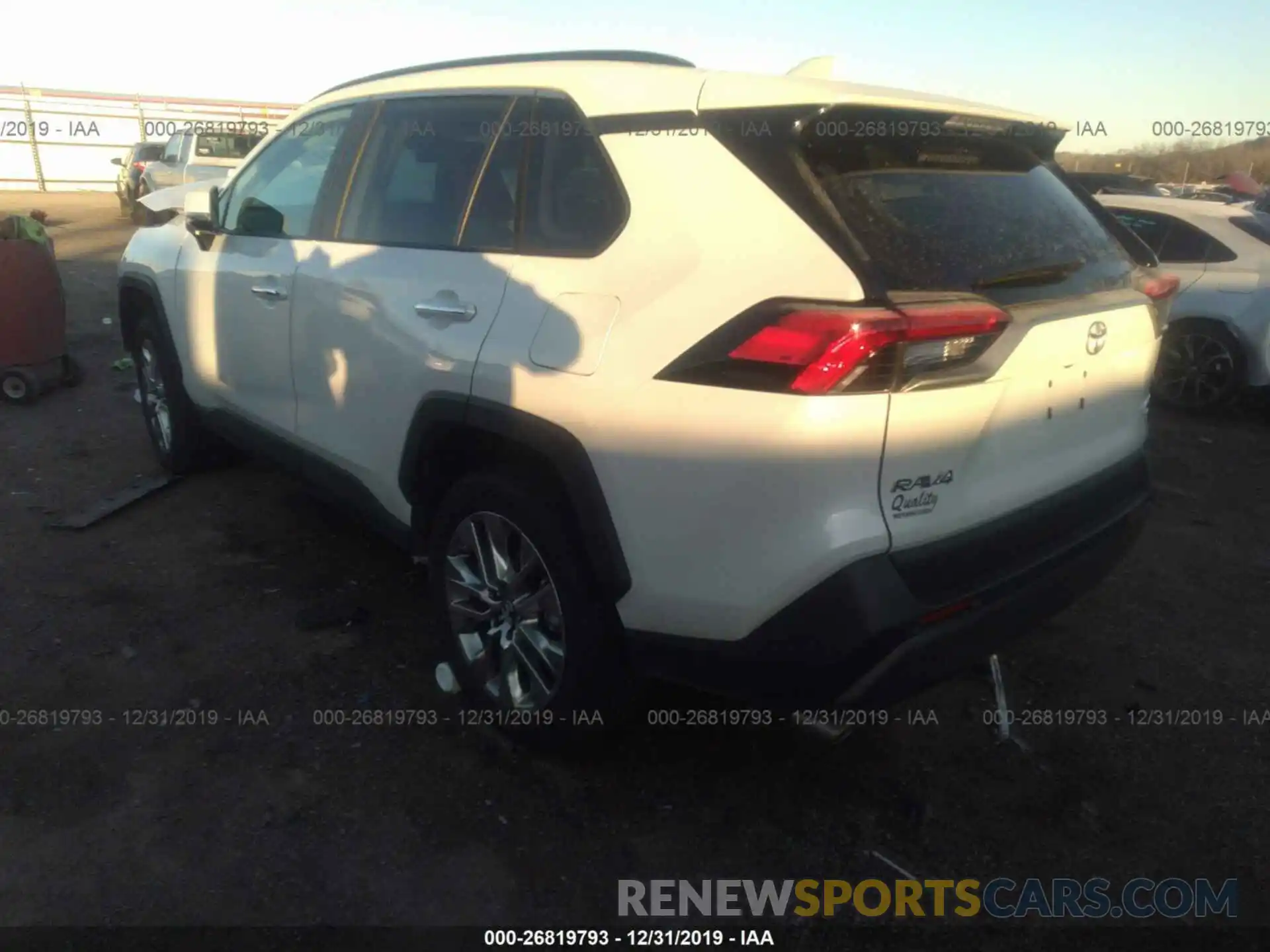 3 Photograph of a damaged car 2T3N1RFV0KW034836 TOYOTA RAV4 2019