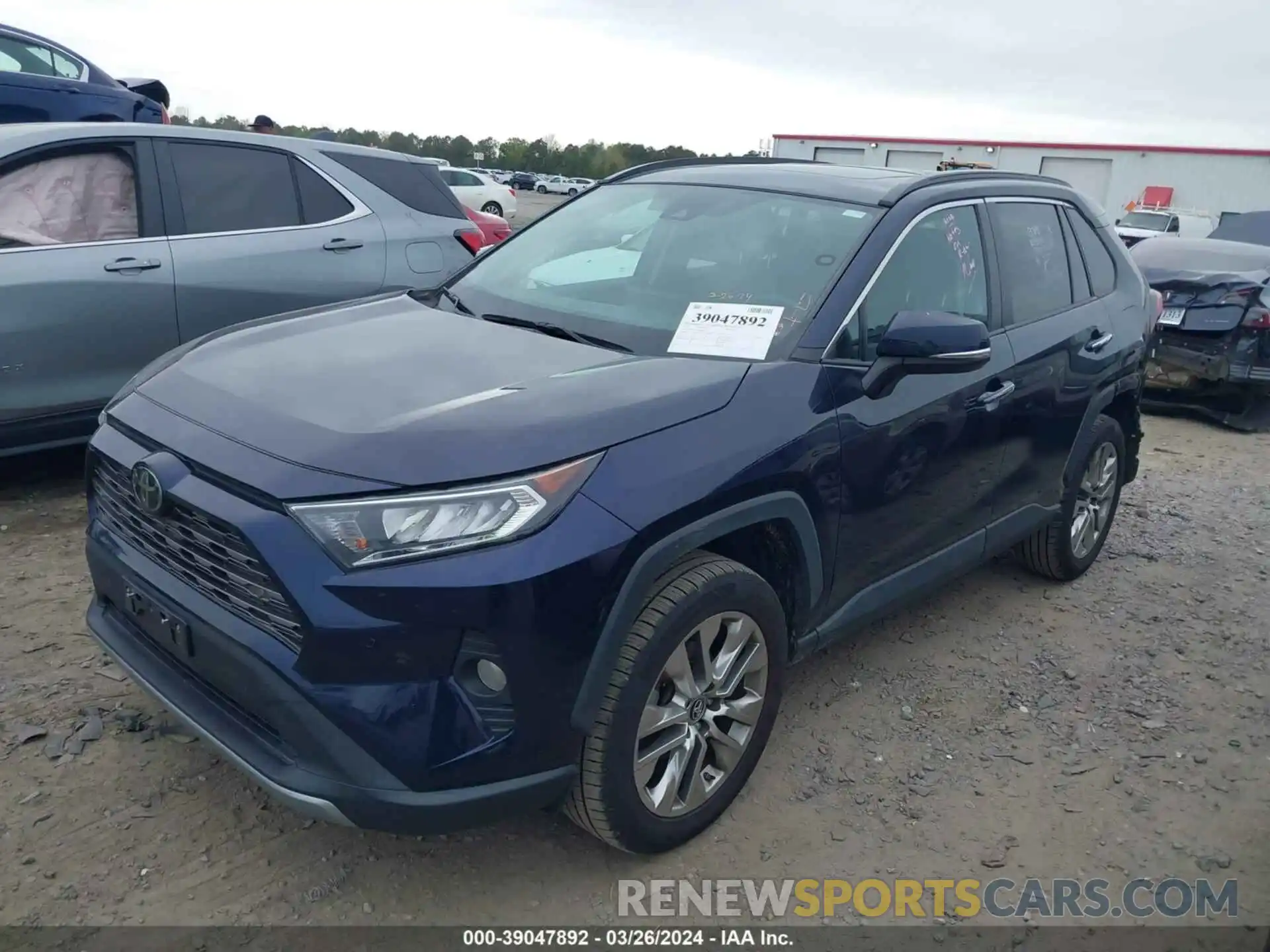 2 Photograph of a damaged car 2T3N1RFV0KW045075 TOYOTA RAV4 2019