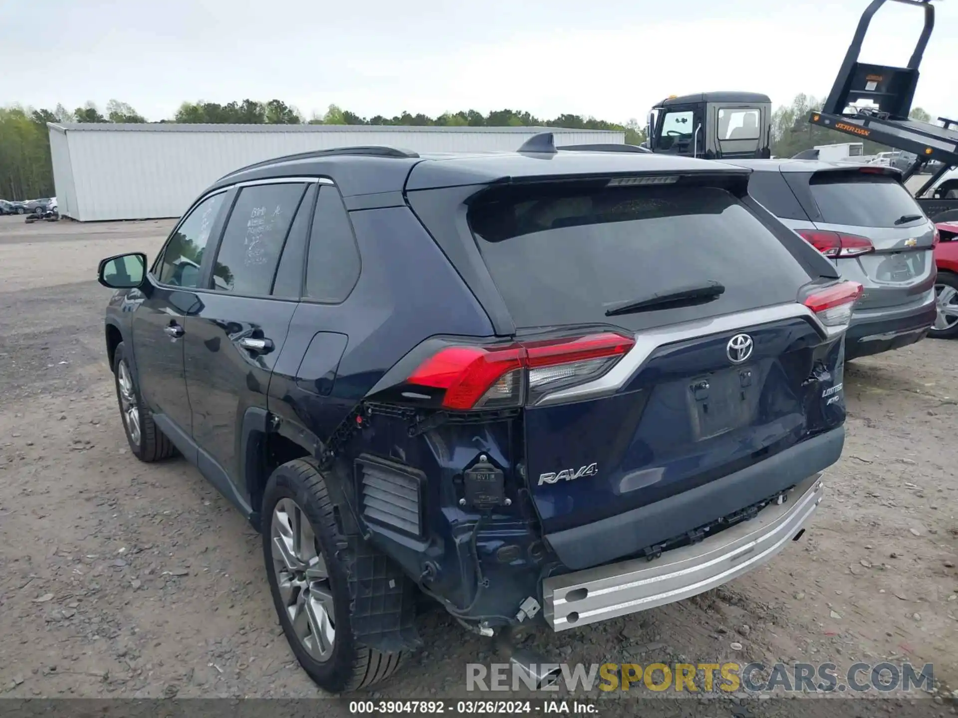 3 Photograph of a damaged car 2T3N1RFV0KW045075 TOYOTA RAV4 2019