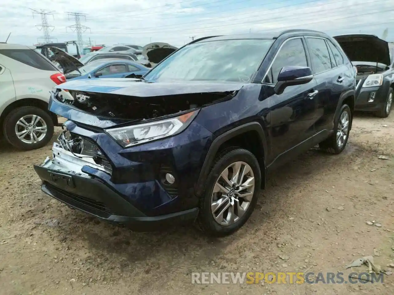 2 Photograph of a damaged car 2T3N1RFV0KW070834 TOYOTA RAV4 2019