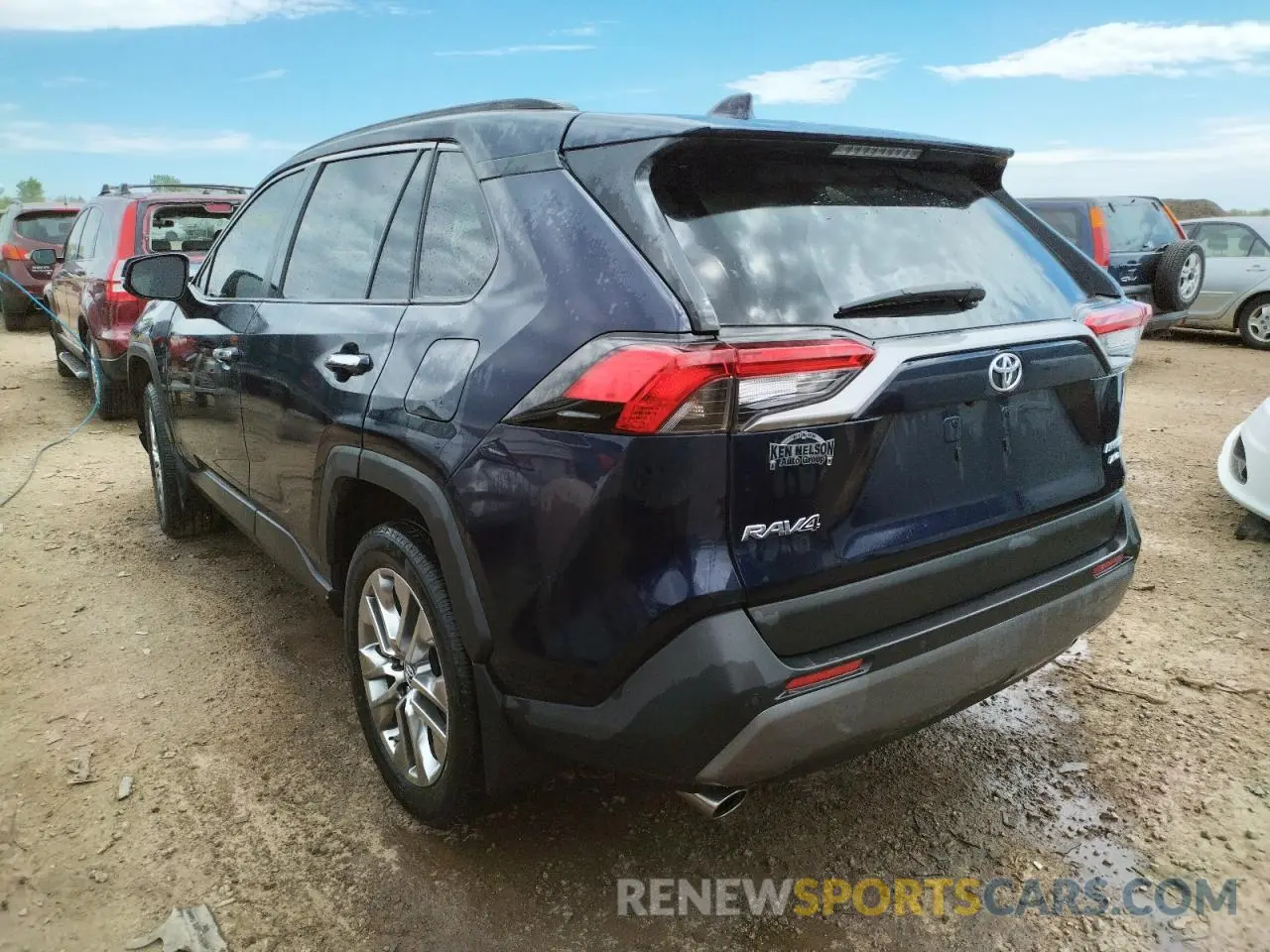 3 Photograph of a damaged car 2T3N1RFV0KW070834 TOYOTA RAV4 2019