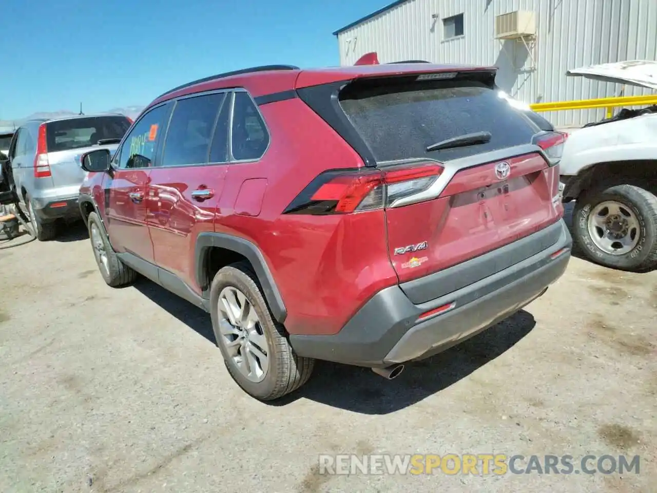 3 Photograph of a damaged car 2T3N1RFV0KW071059 TOYOTA RAV4 2019