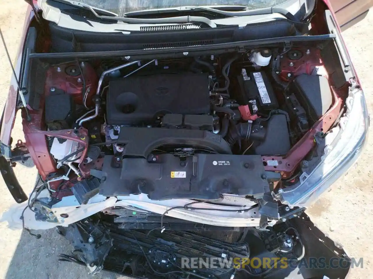 7 Photograph of a damaged car 2T3N1RFV0KW071059 TOYOTA RAV4 2019