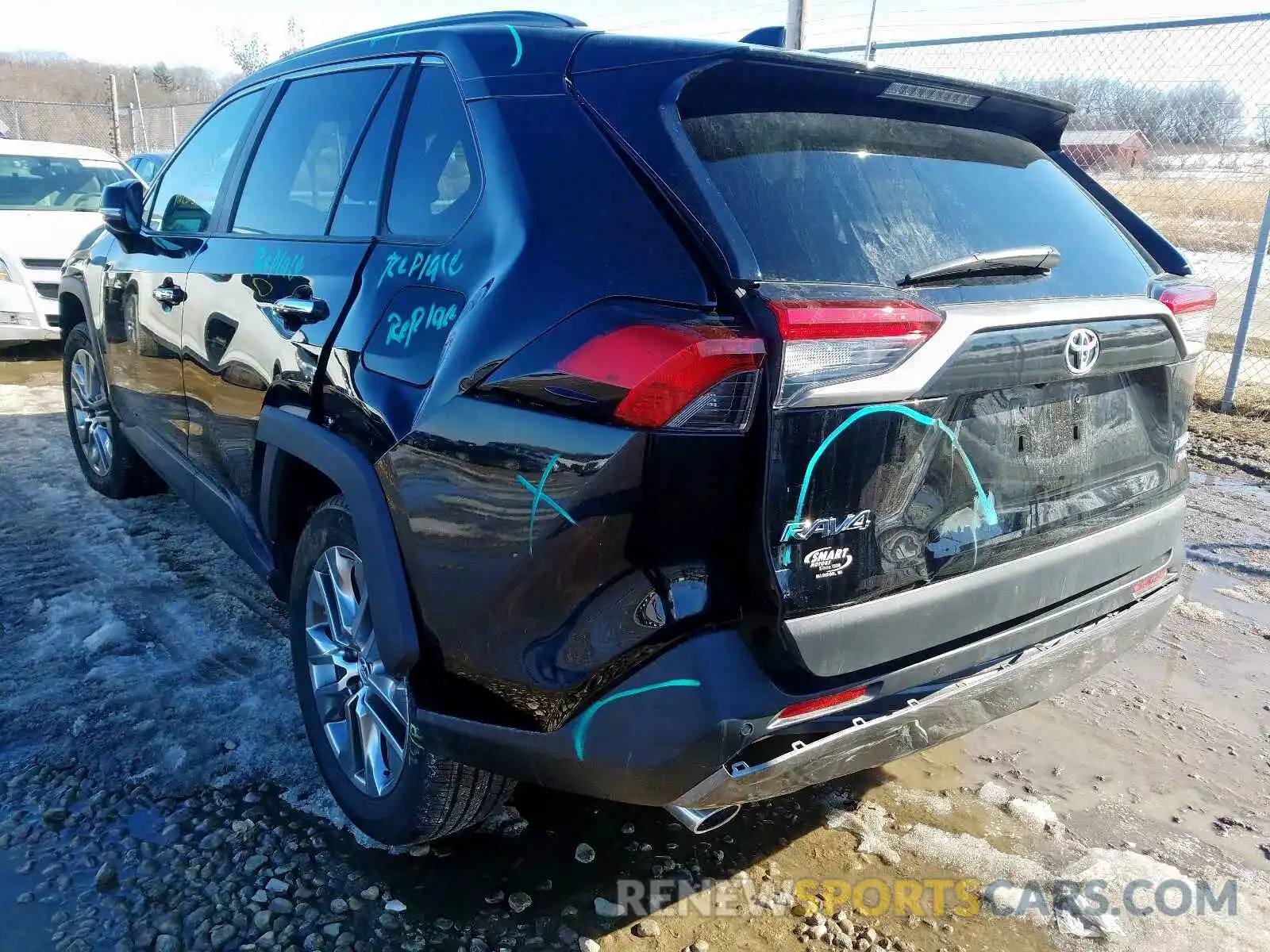 3 Photograph of a damaged car 2T3N1RFV1KC015651 TOYOTA RAV4 2019