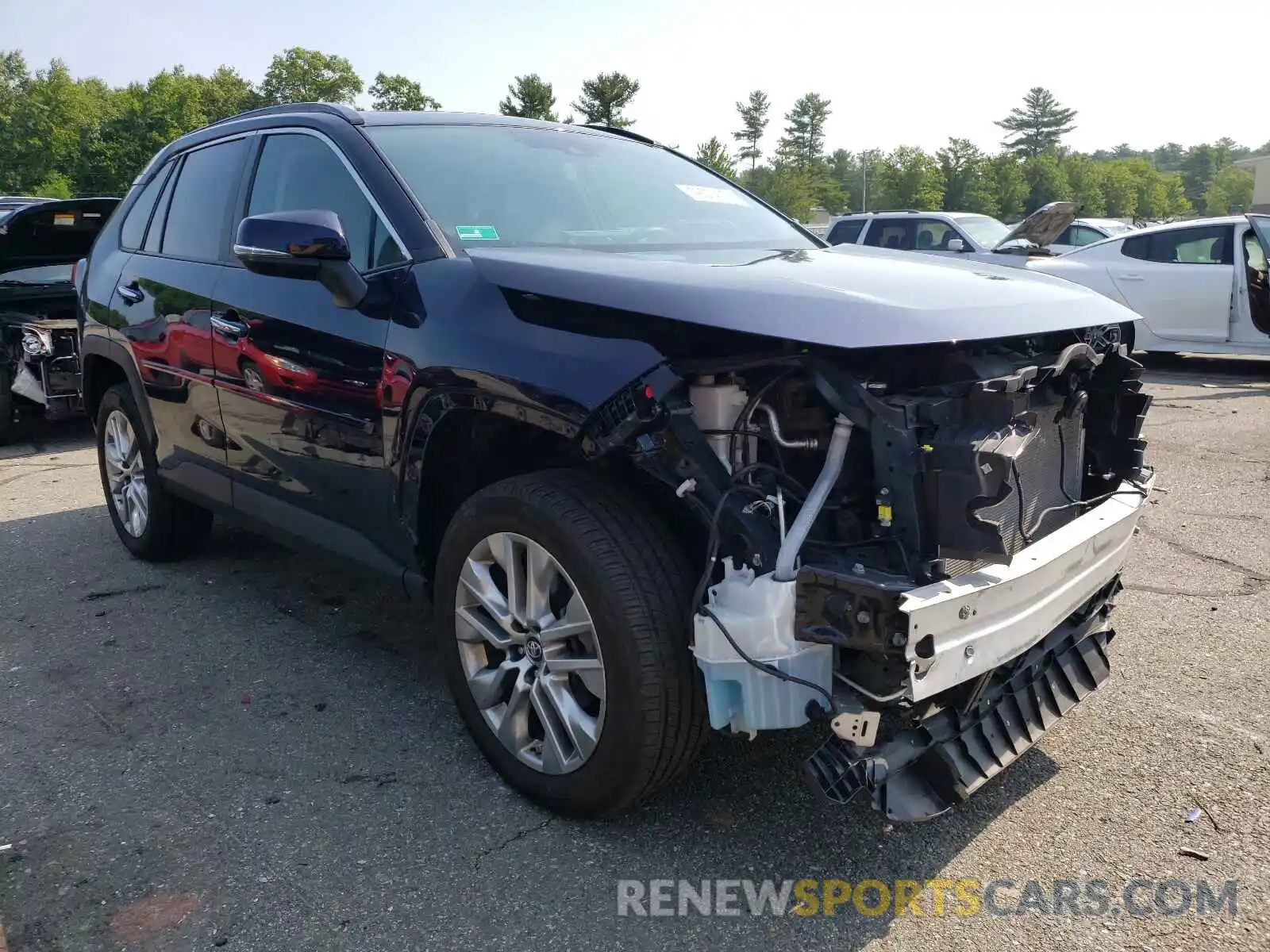 1 Photograph of a damaged car 2T3N1RFV1KC057169 TOYOTA RAV4 2019