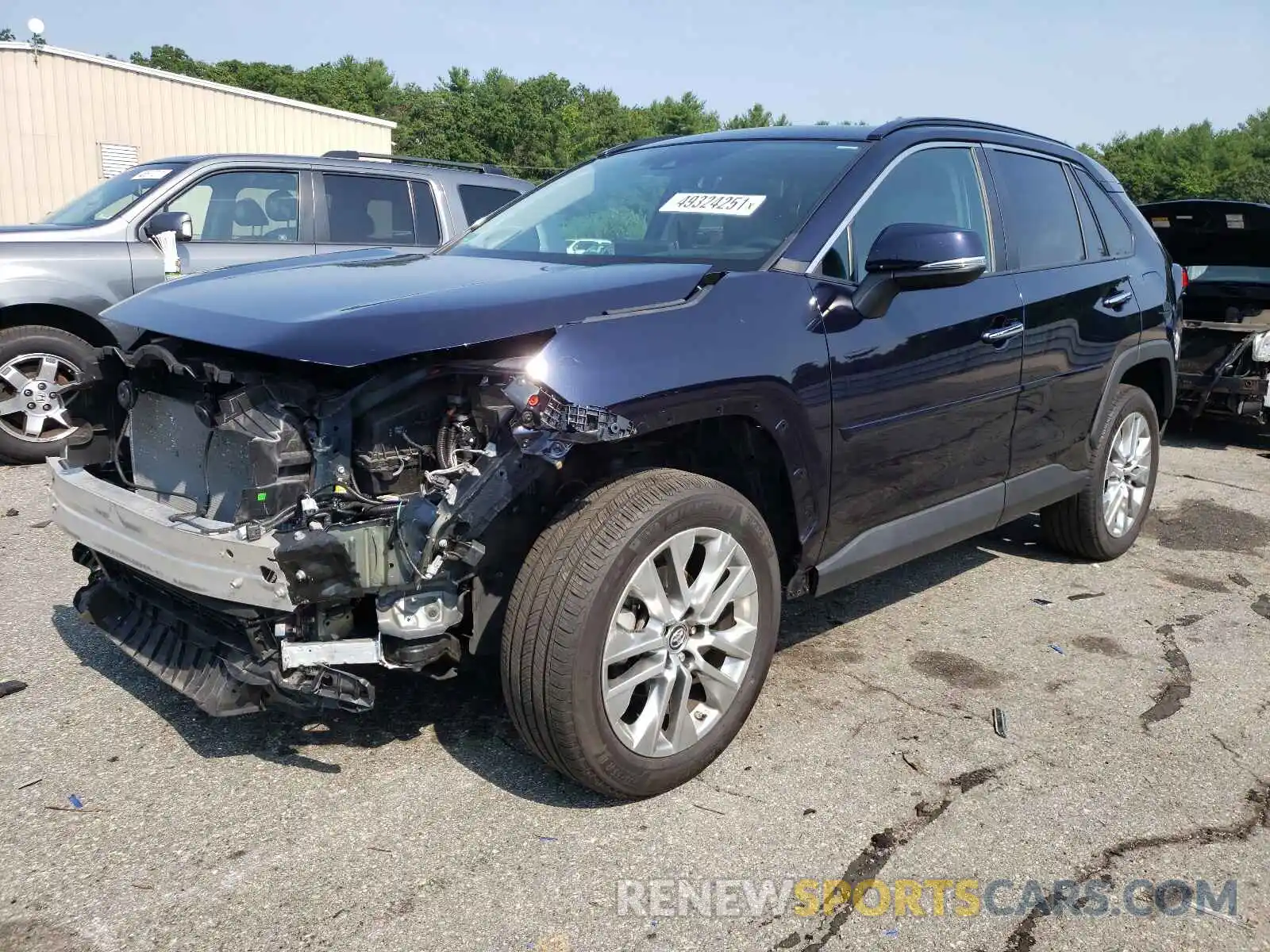 2 Photograph of a damaged car 2T3N1RFV1KC057169 TOYOTA RAV4 2019