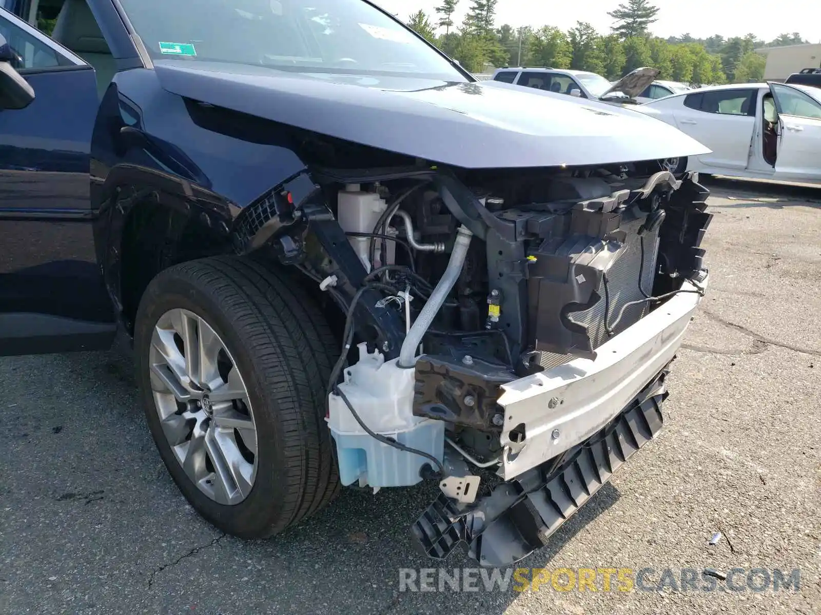 9 Photograph of a damaged car 2T3N1RFV1KC057169 TOYOTA RAV4 2019