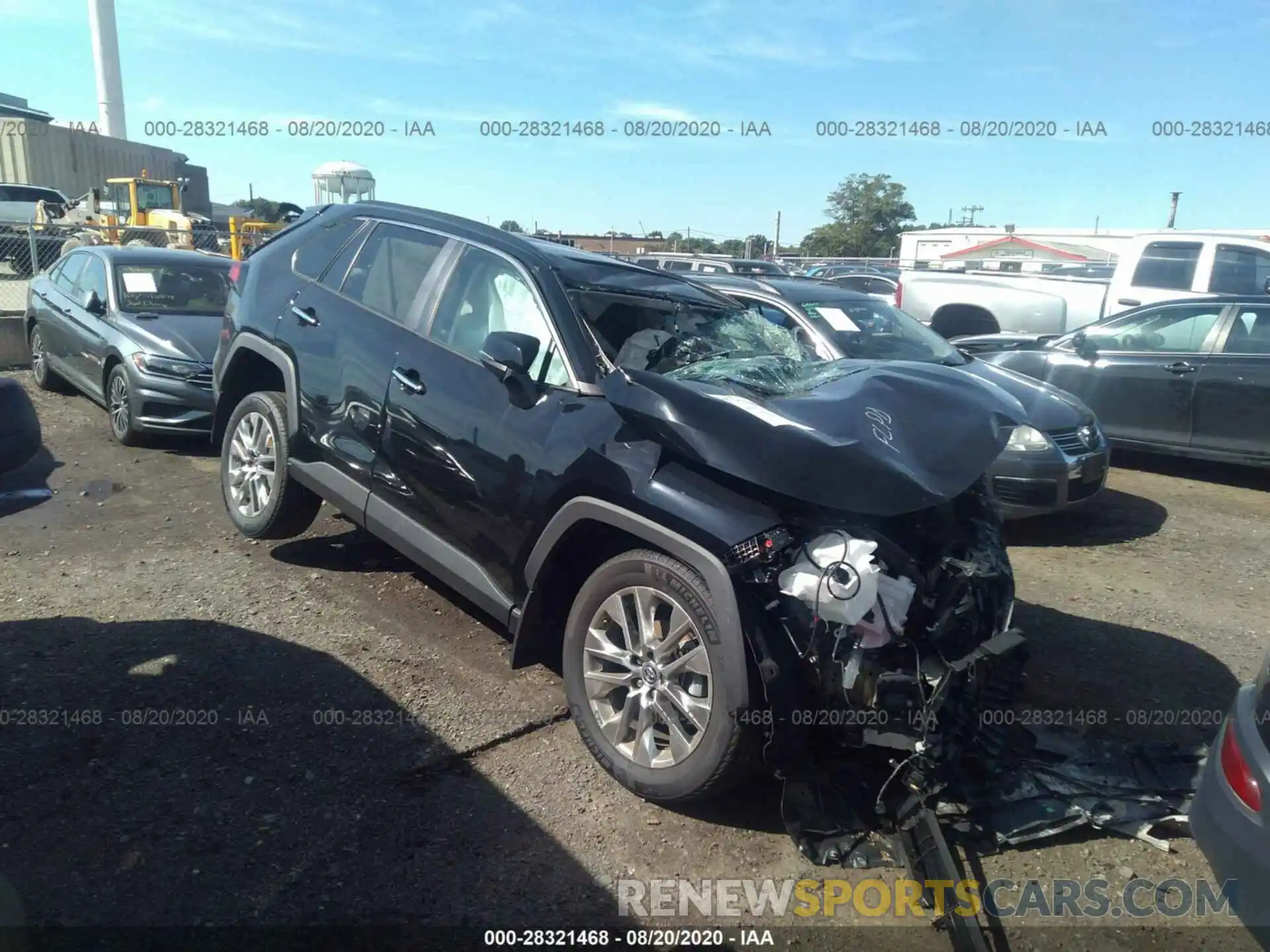 1 Photograph of a damaged car 2T3N1RFV1KW009587 TOYOTA RAV4 2019