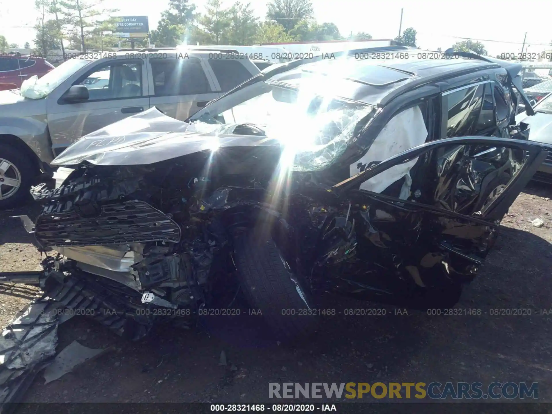 2 Photograph of a damaged car 2T3N1RFV1KW009587 TOYOTA RAV4 2019