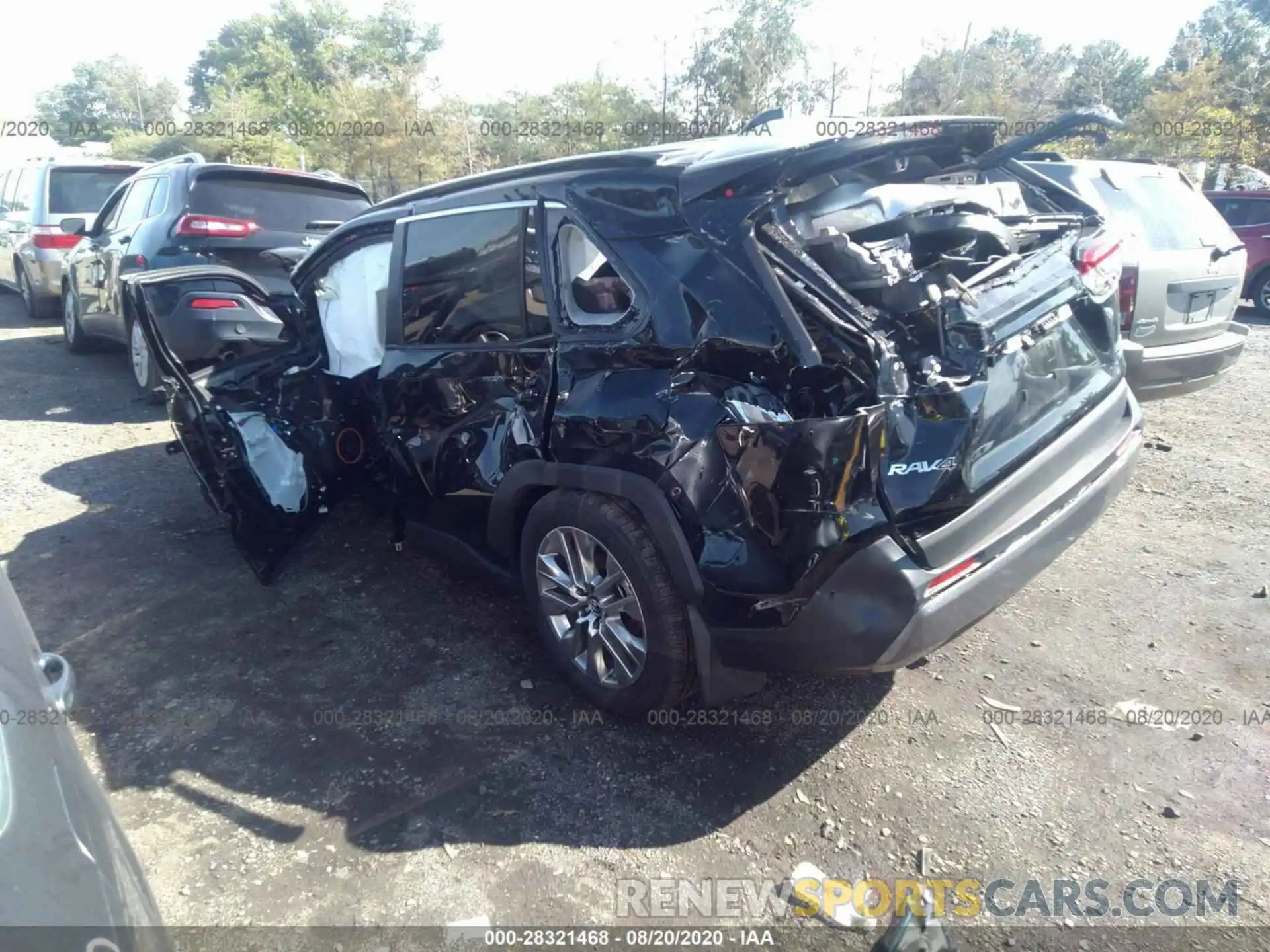 3 Photograph of a damaged car 2T3N1RFV1KW009587 TOYOTA RAV4 2019