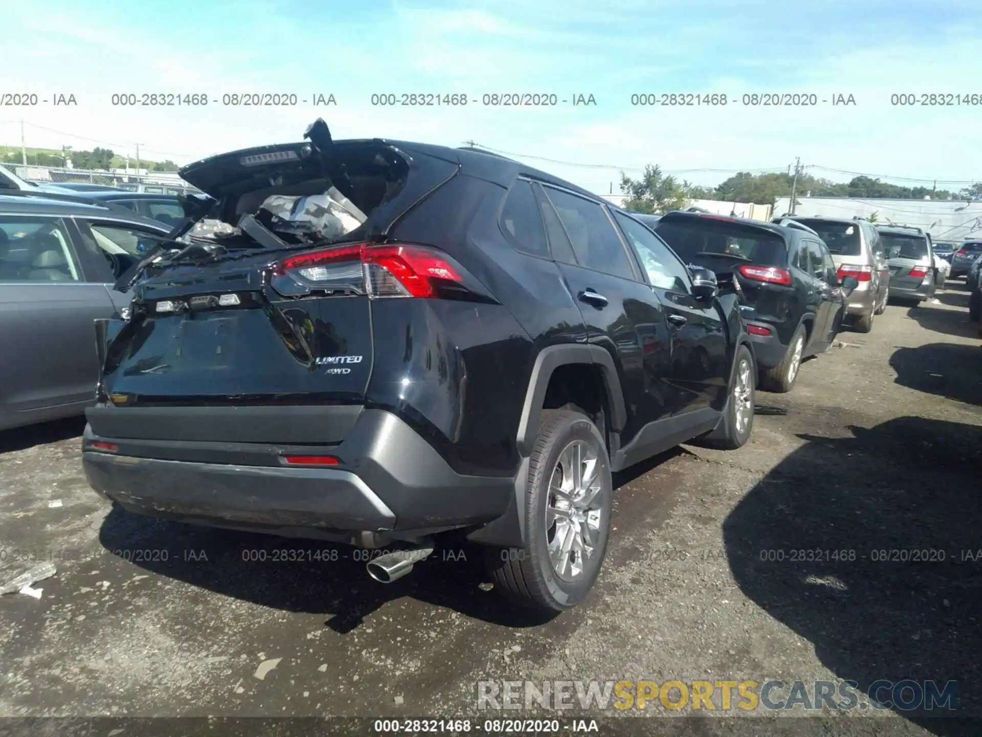 4 Photograph of a damaged car 2T3N1RFV1KW009587 TOYOTA RAV4 2019