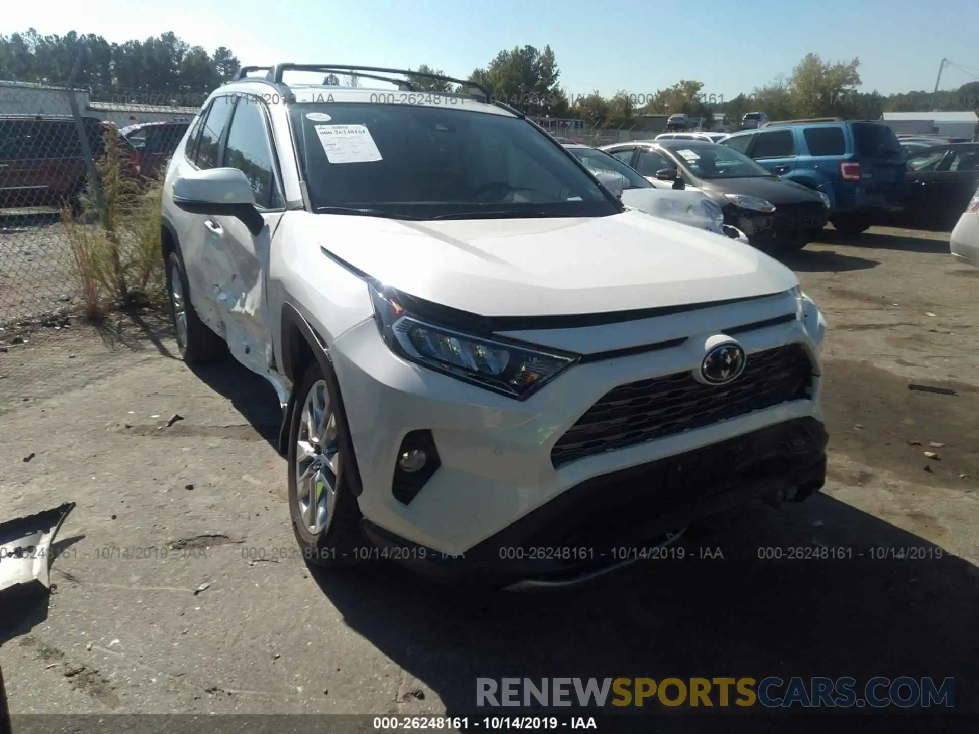 1 Photograph of a damaged car 2T3N1RFV2KC016503 TOYOTA RAV4 2019