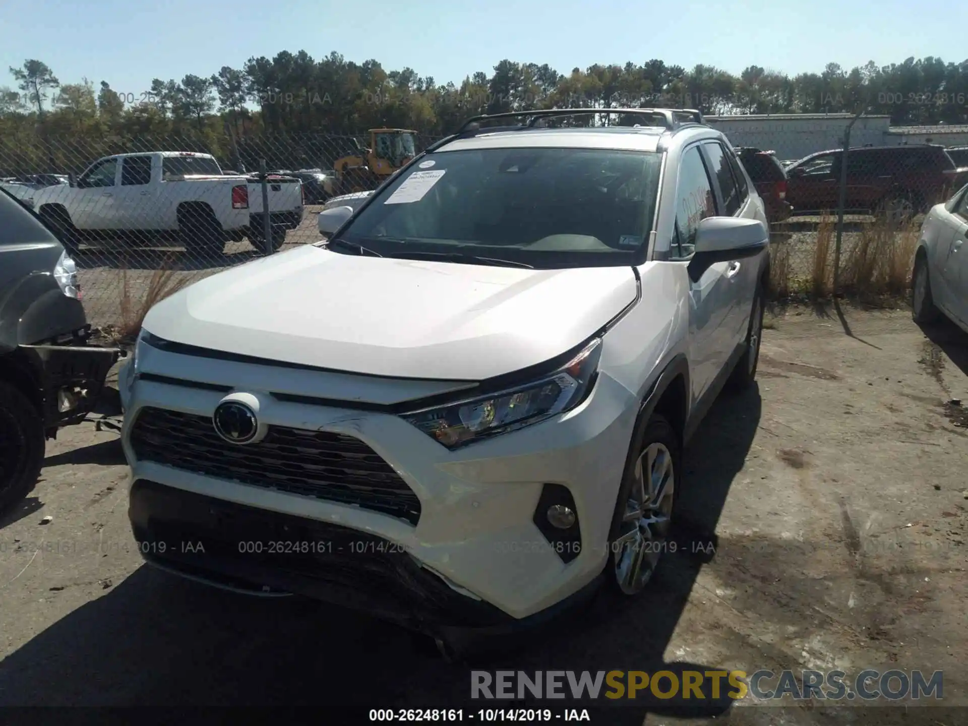 2 Photograph of a damaged car 2T3N1RFV2KC016503 TOYOTA RAV4 2019