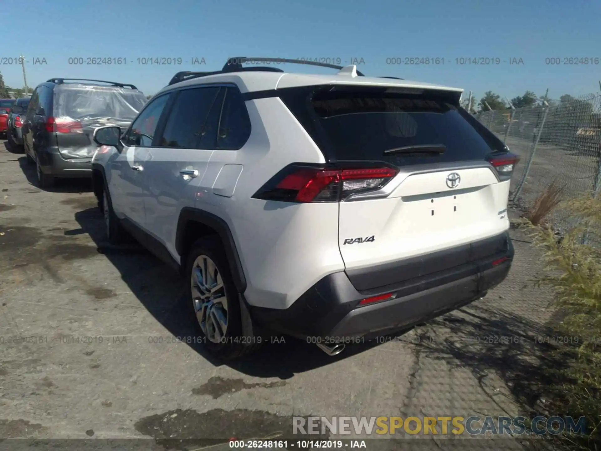 3 Photograph of a damaged car 2T3N1RFV2KC016503 TOYOTA RAV4 2019