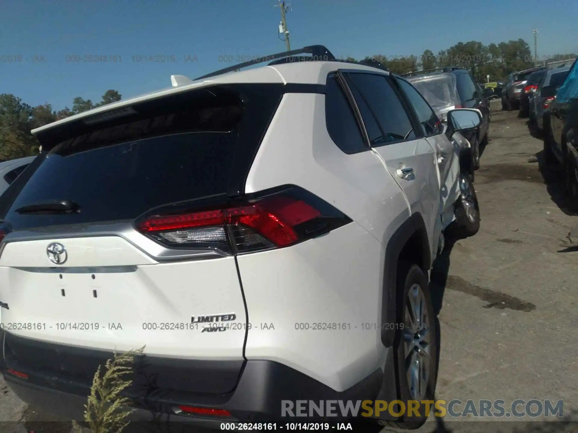 4 Photograph of a damaged car 2T3N1RFV2KC016503 TOYOTA RAV4 2019