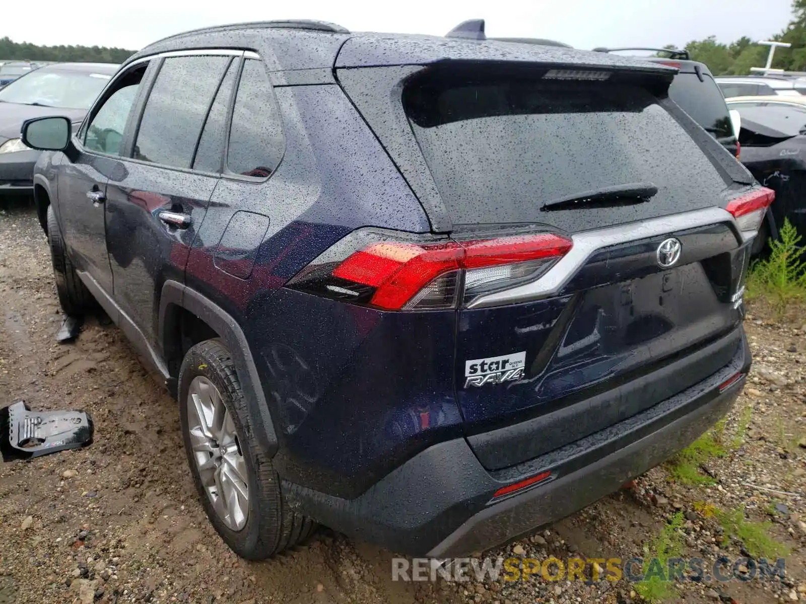 3 Photograph of a damaged car 2T3N1RFV2KC050571 TOYOTA RAV4 2019