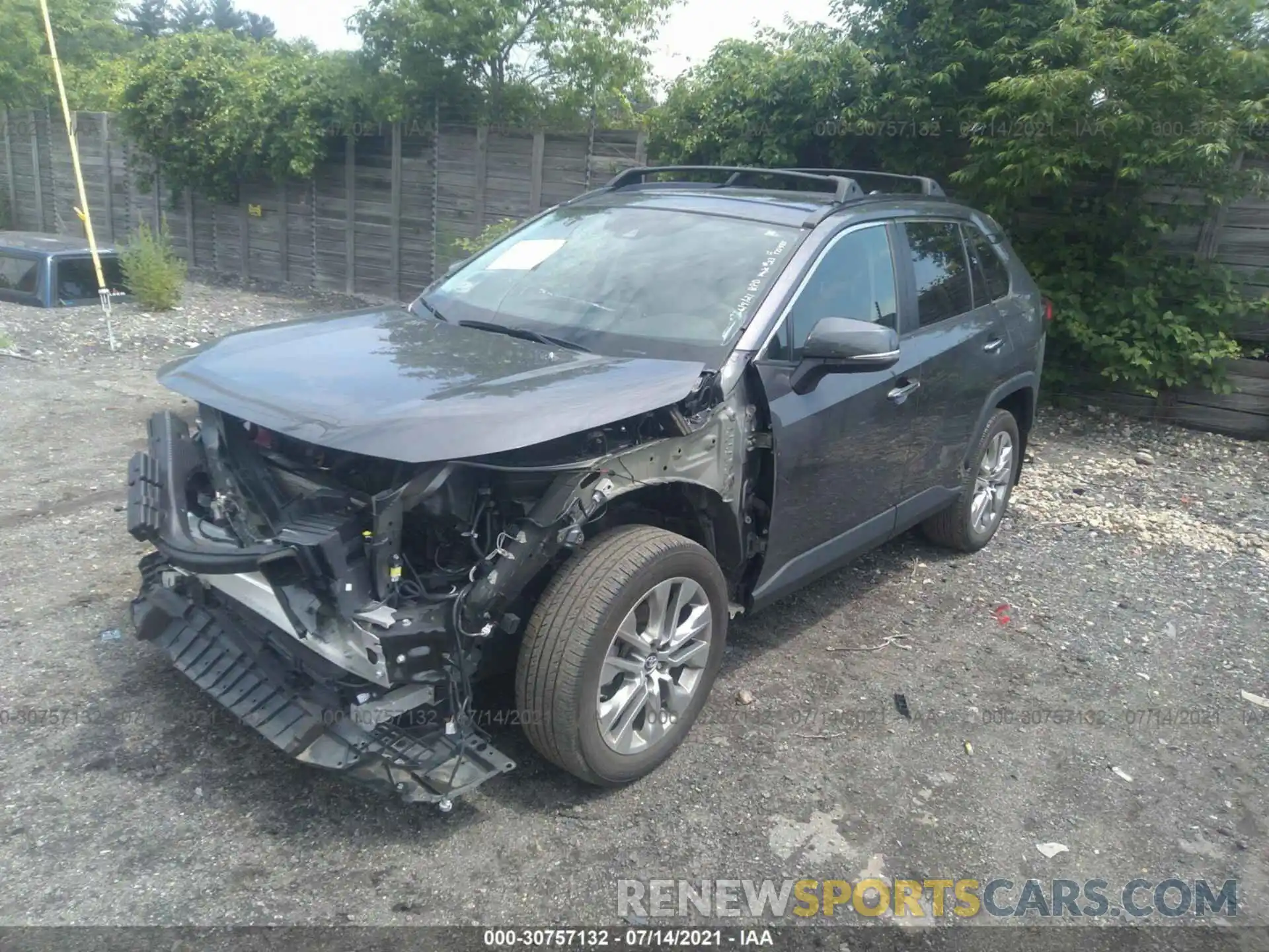 2 Photograph of a damaged car 2T3N1RFV2KW001840 TOYOTA RAV4 2019