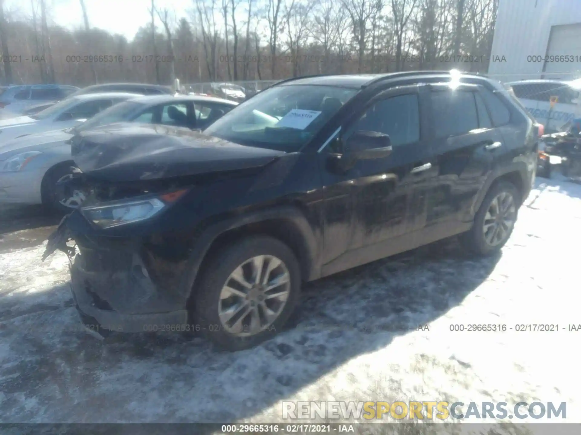 2 Photograph of a damaged car 2T3N1RFV2KW012823 TOYOTA RAV4 2019