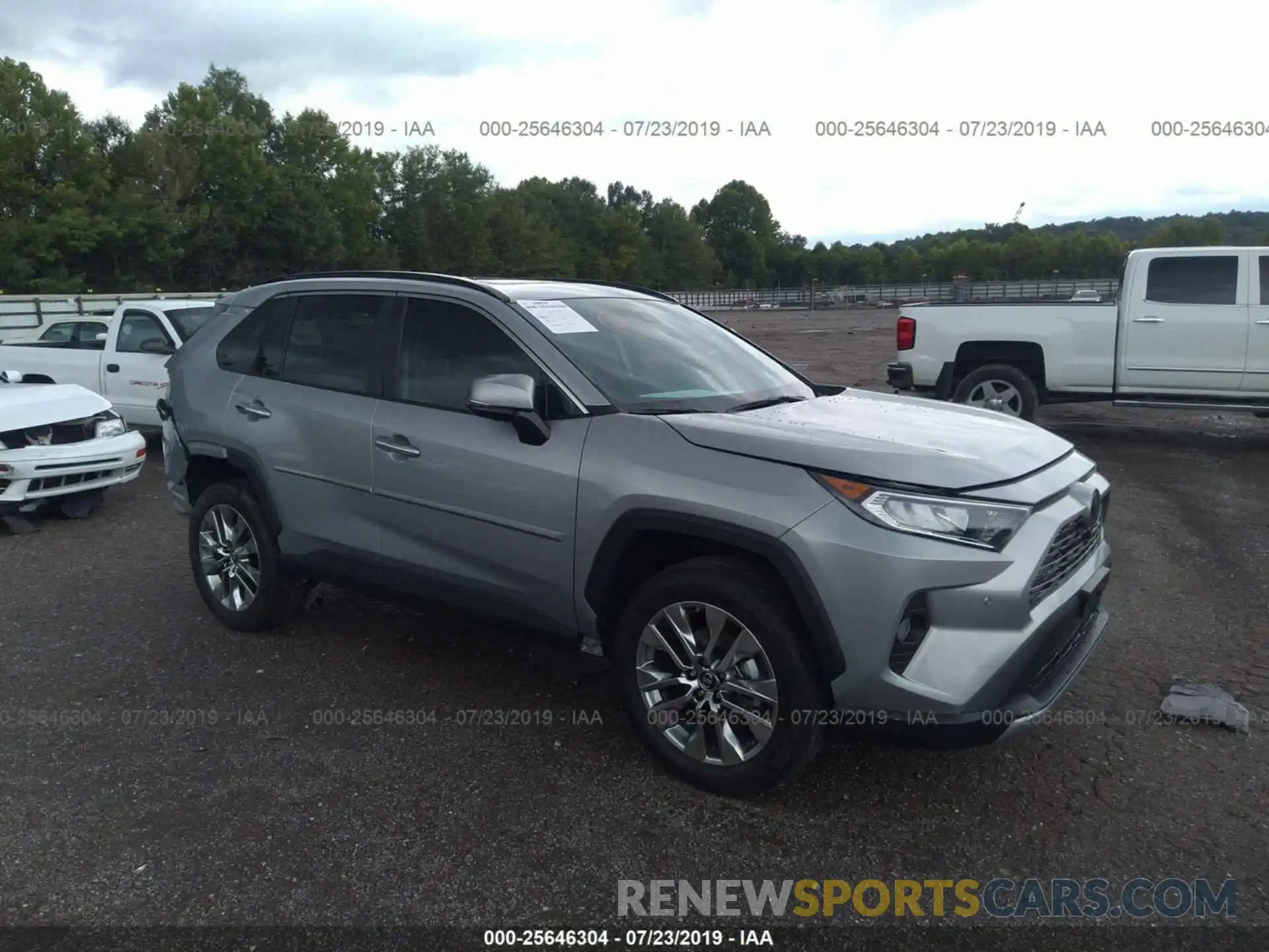 1 Photograph of a damaged car 2T3N1RFV2KW053727 TOYOTA RAV4 2019