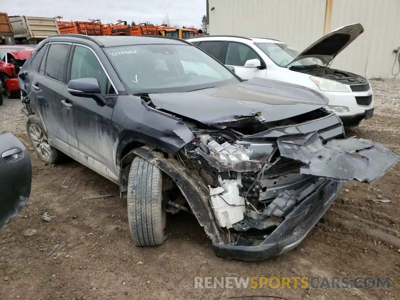 1 Photograph of a damaged car 2T3N1RFV3KC015697 TOYOTA RAV4 2019