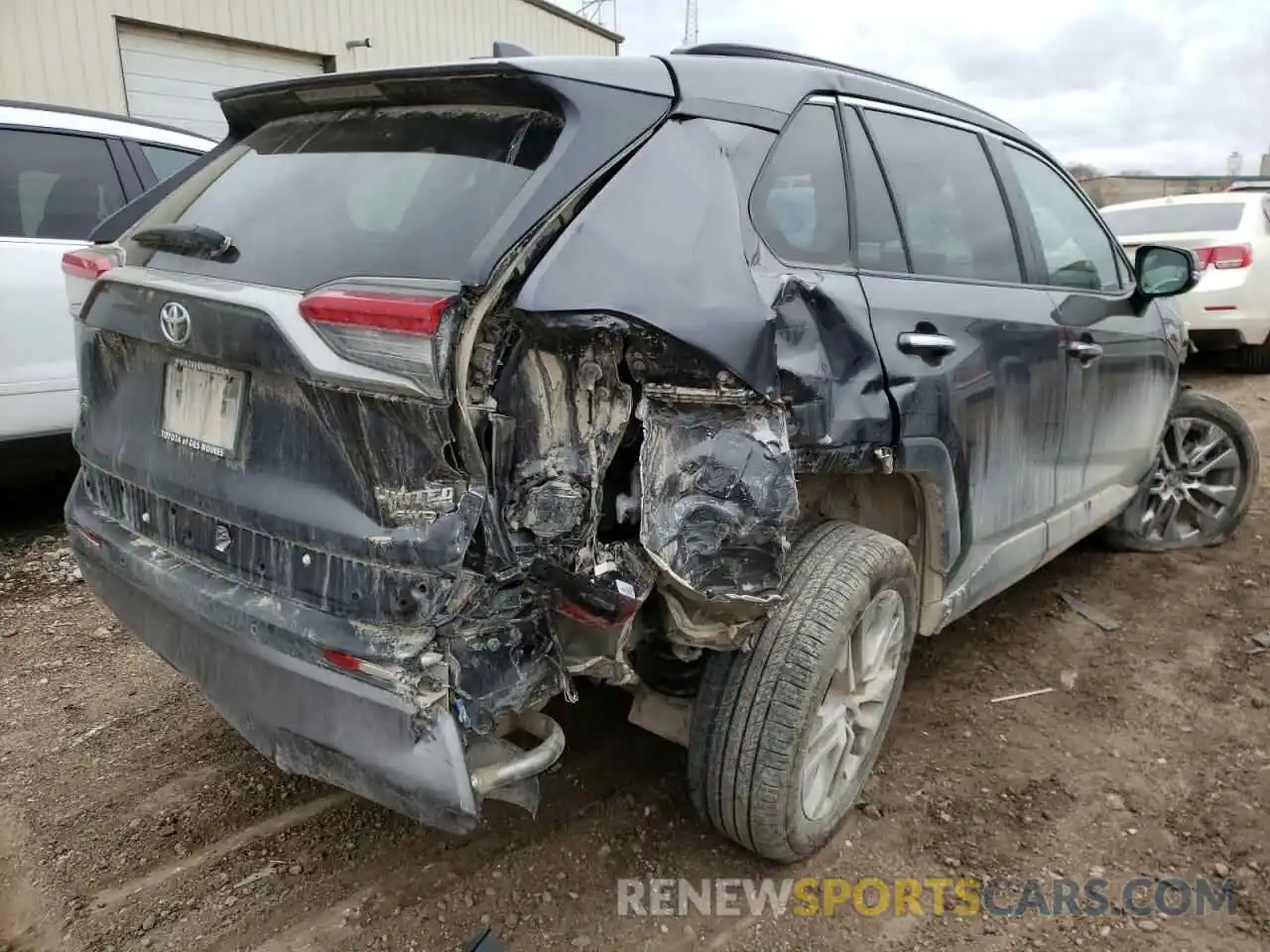 4 Photograph of a damaged car 2T3N1RFV3KC015697 TOYOTA RAV4 2019